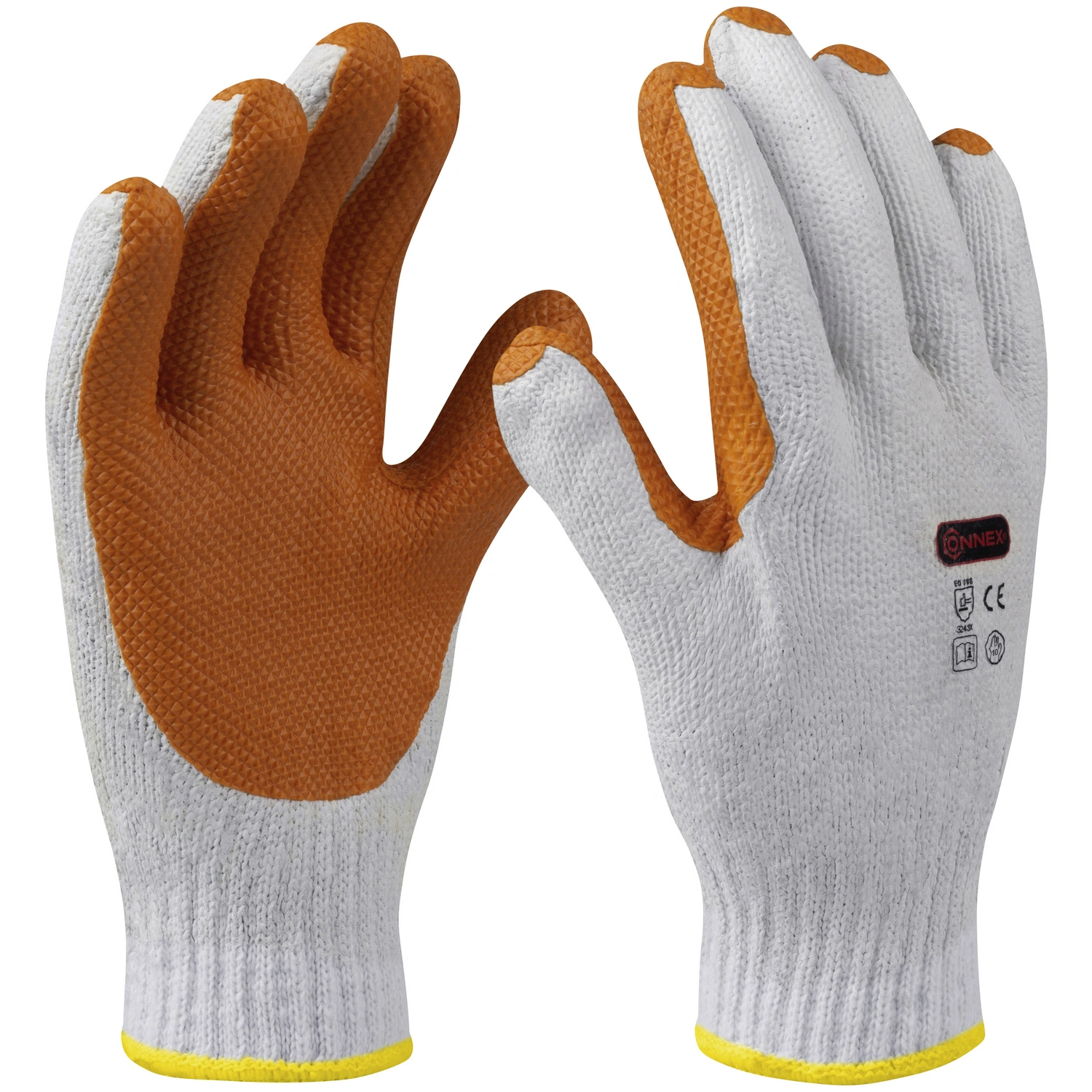 Handschuh »Pflasterer«, rot, Latexbeschichtet