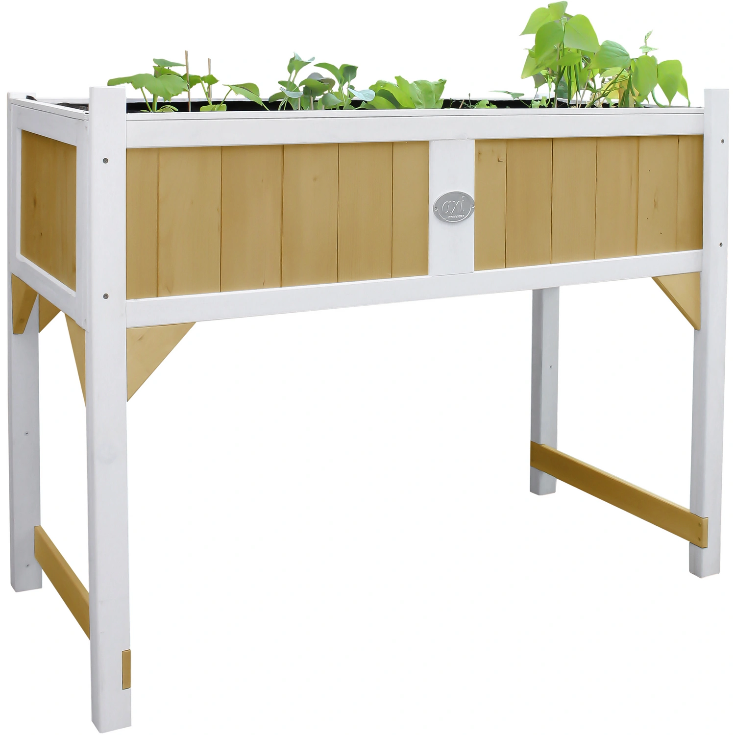 Hochbeet, mit Gartenvlies, BxHxL: 54 x 54 x 120 cm