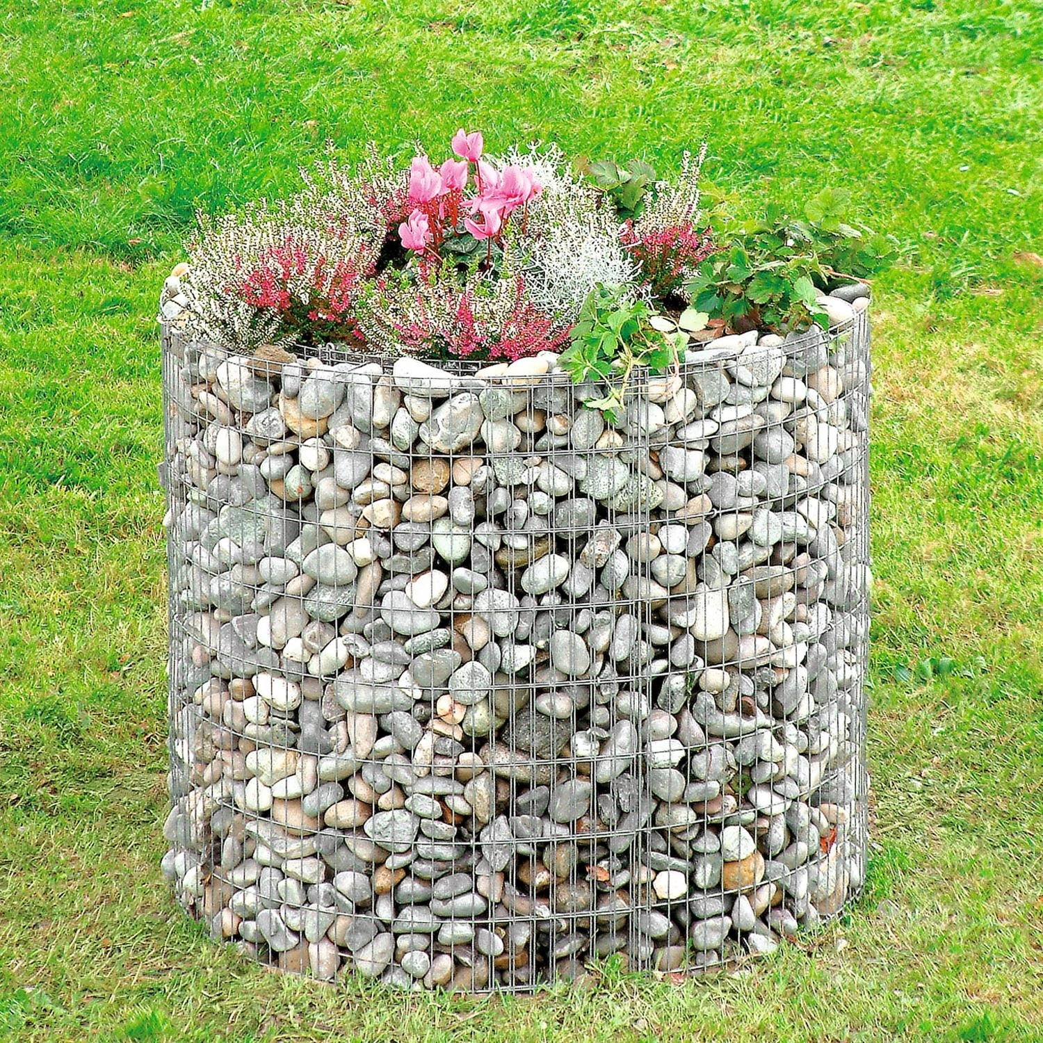 Hochbeet, ØxH: 92 x 80 cm, Stahl