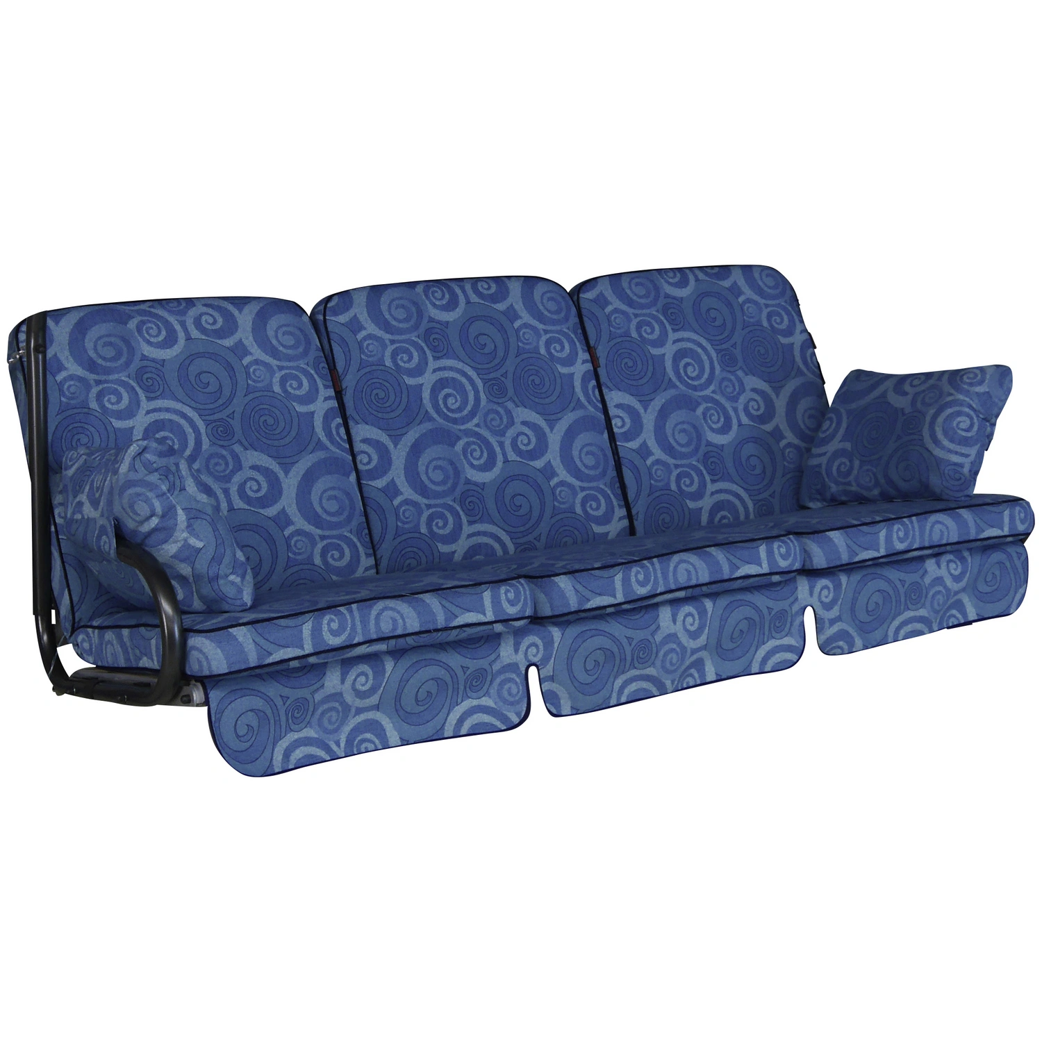 Hollywoodschaukelauflage »Comfort«, blau, Abstrakt, BxL: 180 x 56 cm