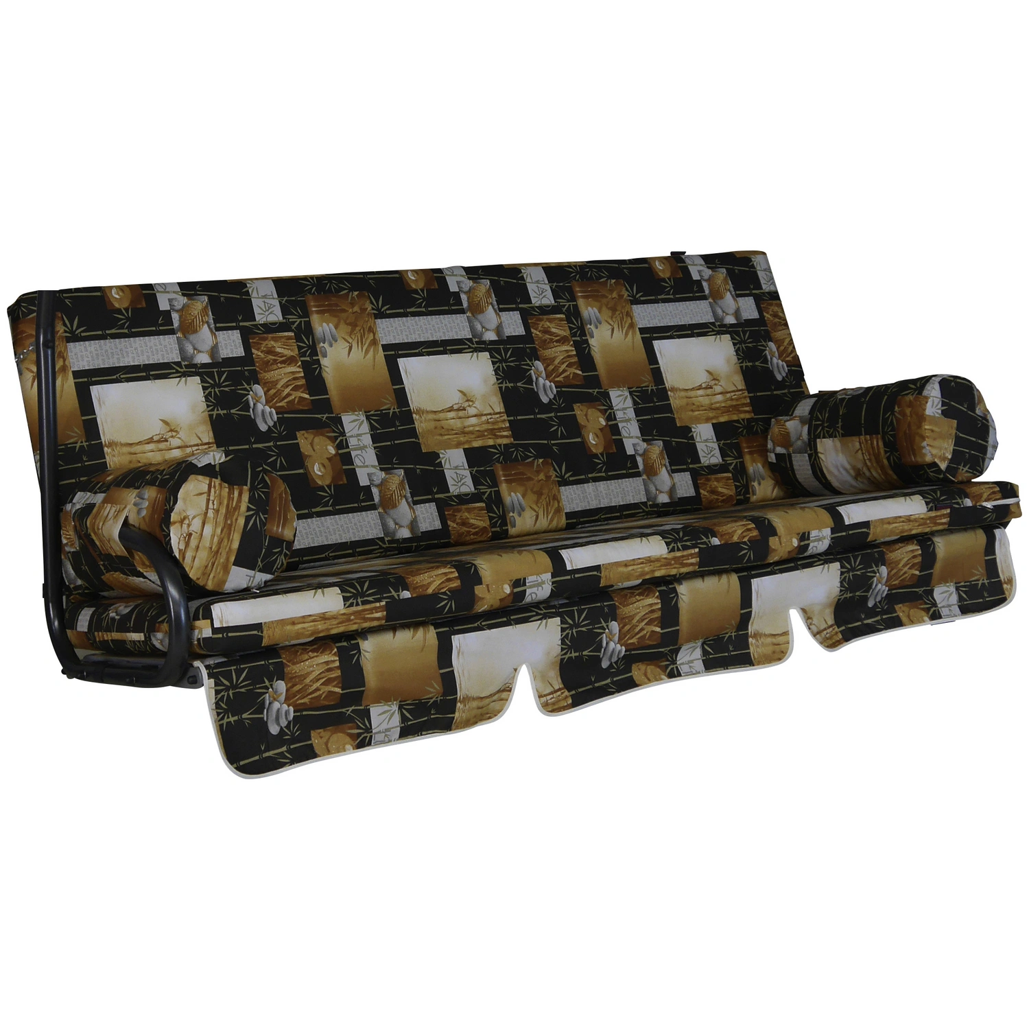Hollywoodschaukelauflage »Trend«, braun, Grafisch, BxL: 180 x 54 cm