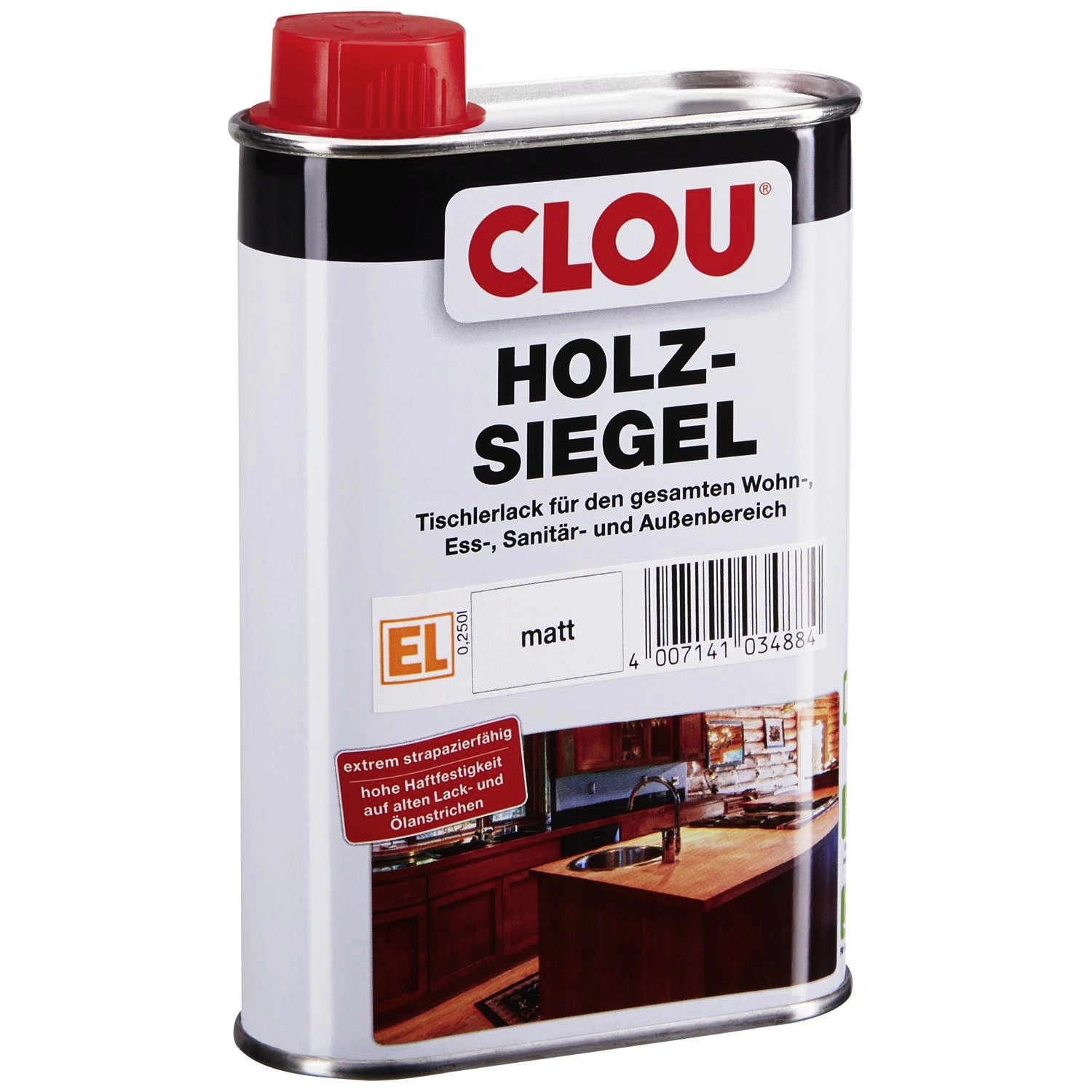 Holz-Siegel, transparent, matt, 0,25 l