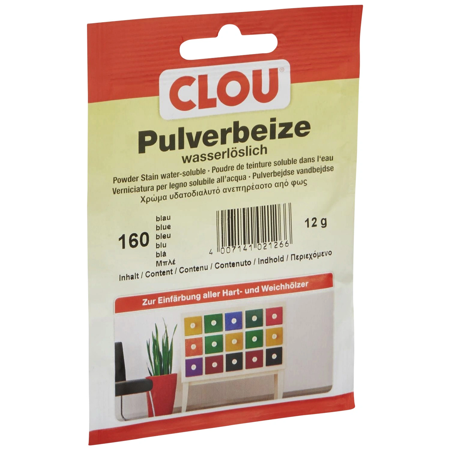 Holzbeize, Gebindegröße: 12 g, blau