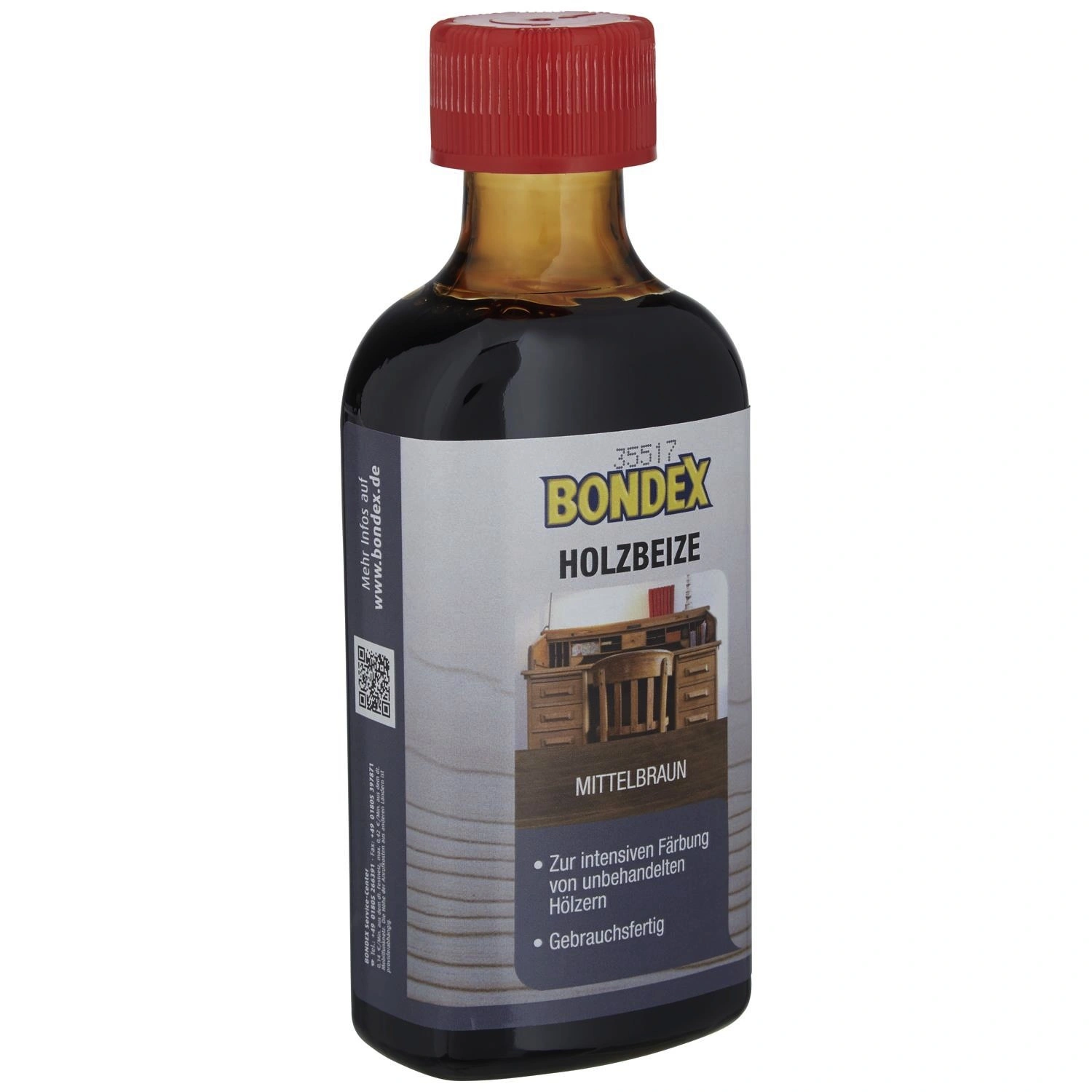 Holzbeize, mittelbraun, lasierend, 0.25l