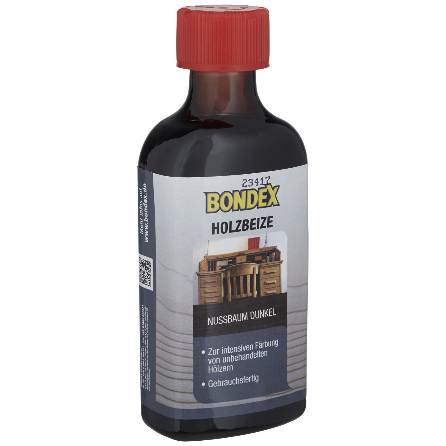 Holzbeize, nussbaumfarben-dunkel, lasierend, 0.25l