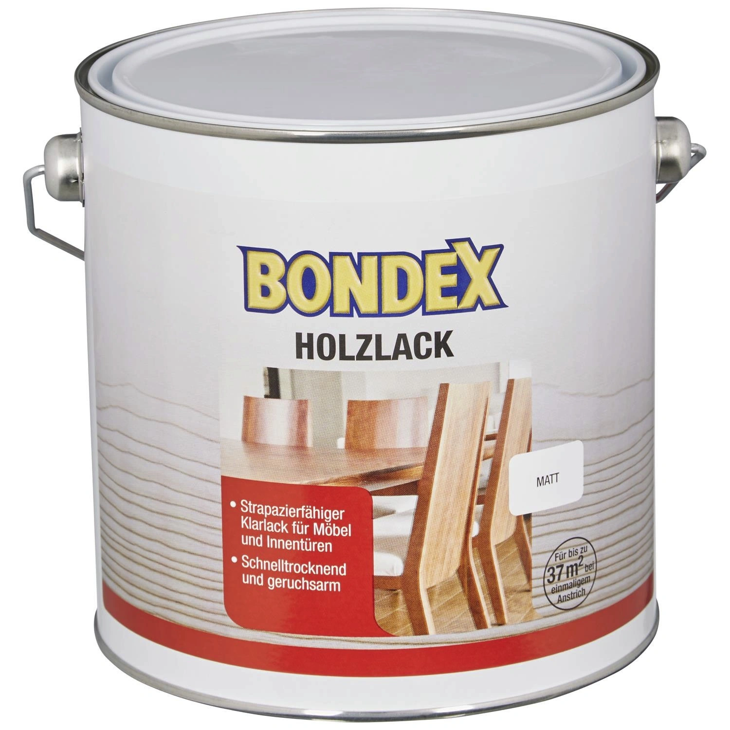 Holzlack, für innen, 2,5 l, farblos, matt