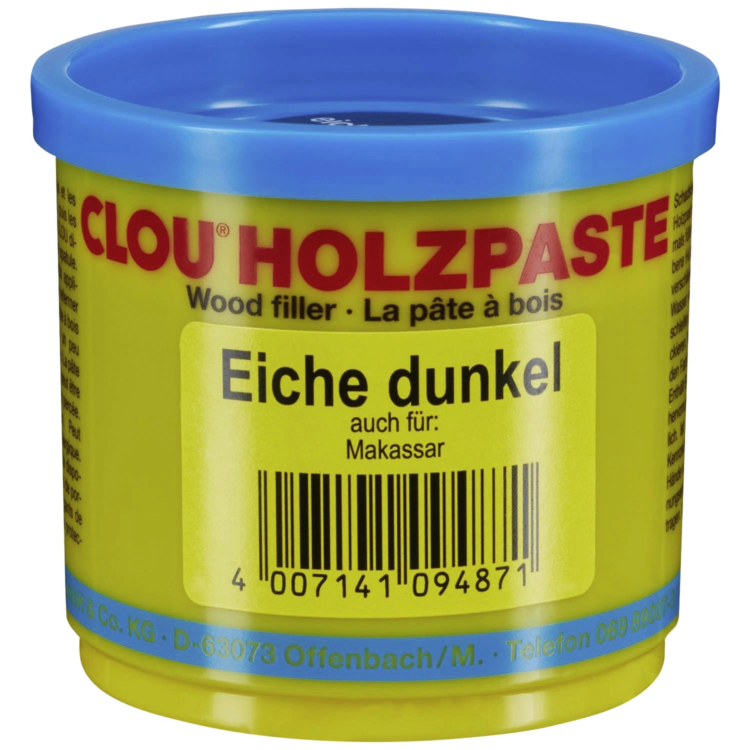 Holzpaste, , Wasserbasis, eiche dunkel, matt
