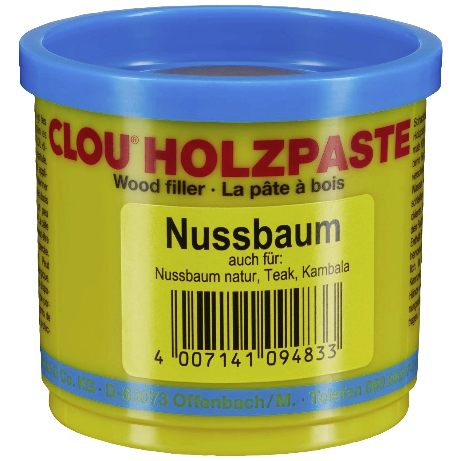 Holzpaste, , Wasserbasis, nussbaum, matt