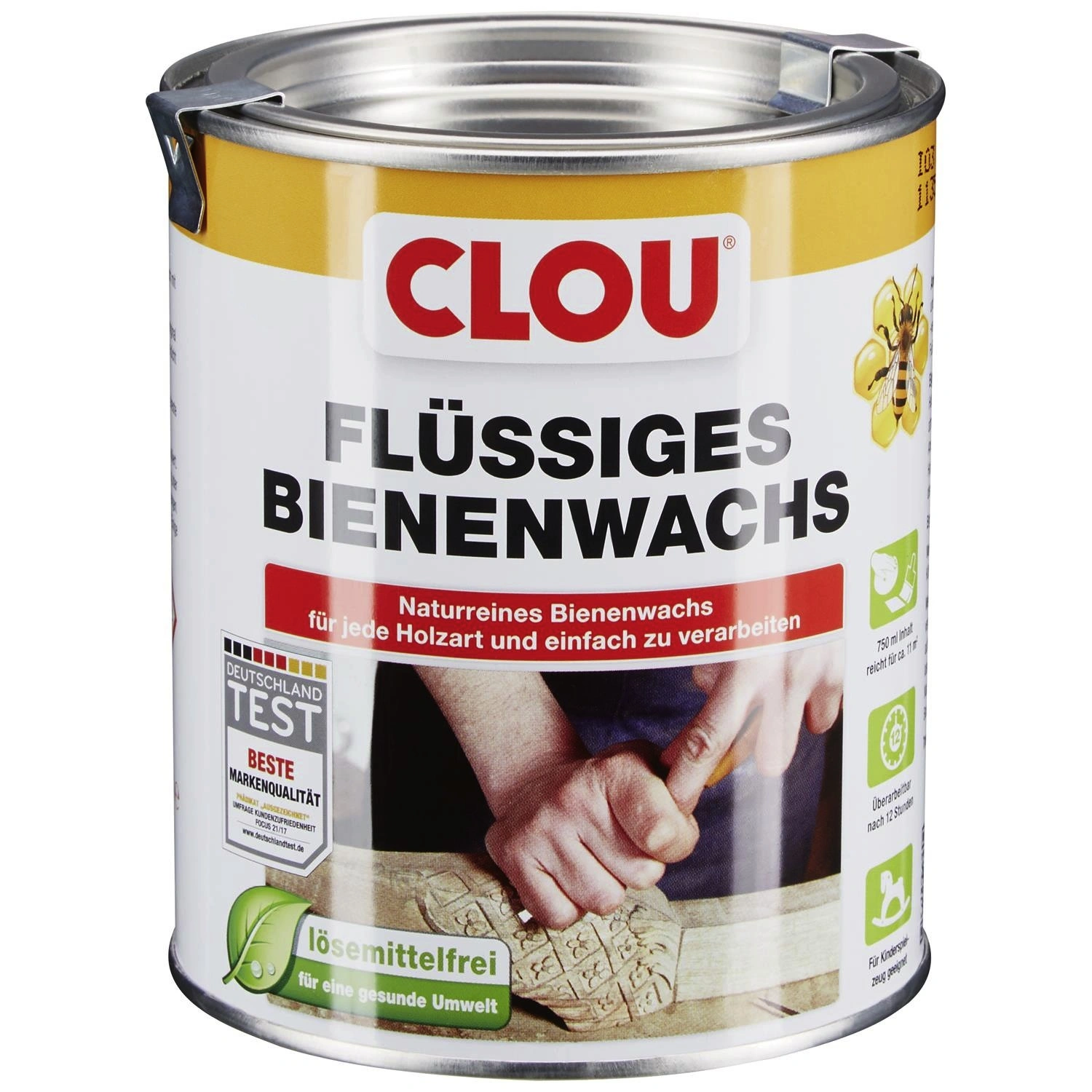 Holzwachs, 0,75 l, transparent
