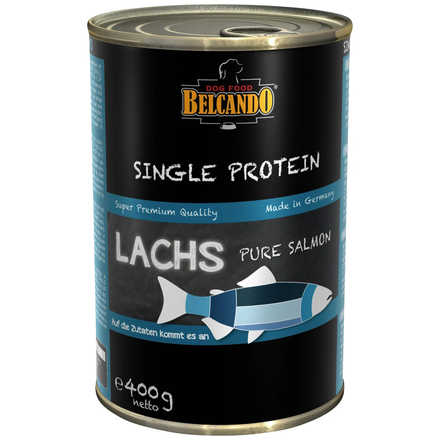 Hunde-Nassfutter, 400 g, Lachs