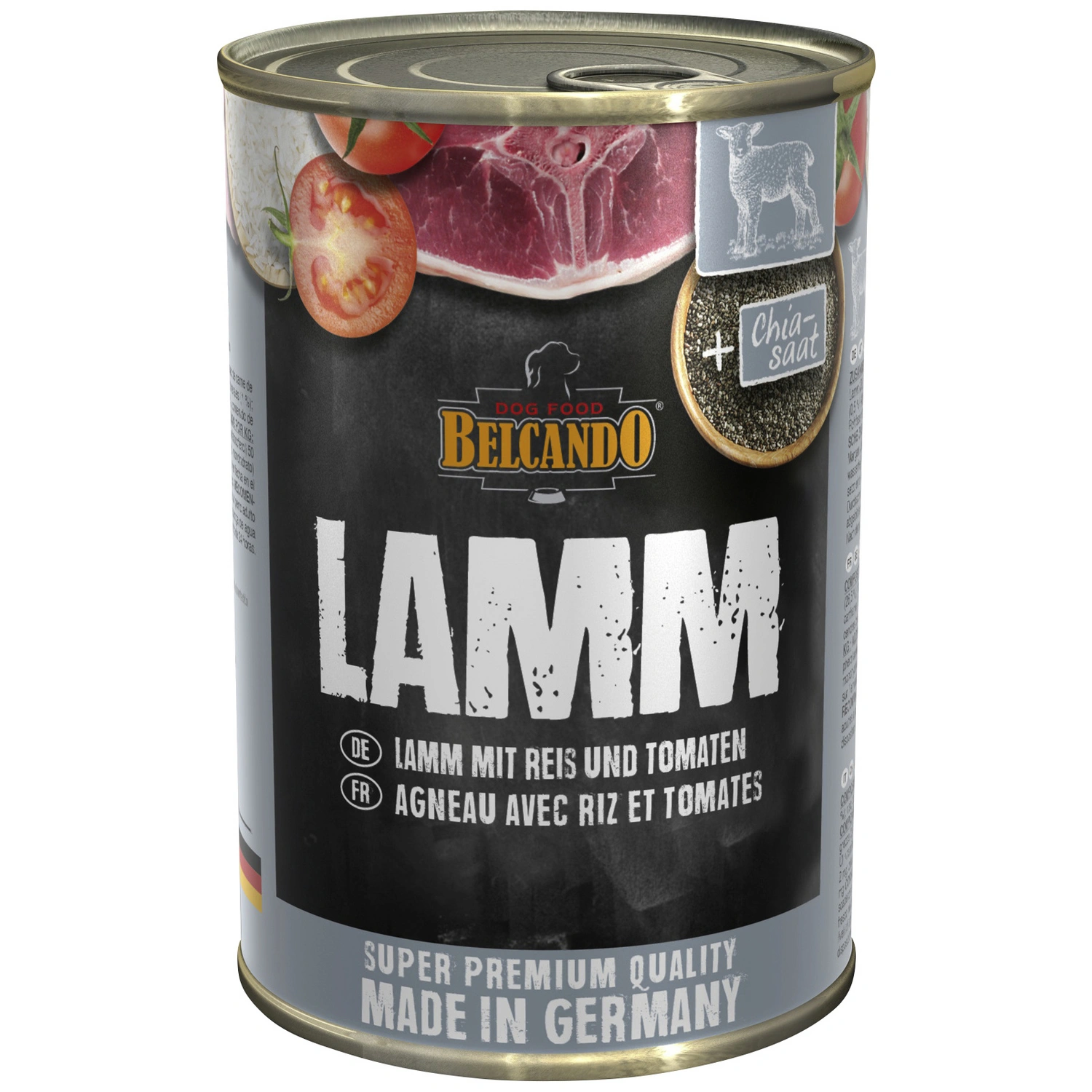 Hunde-Nassfutter, 400 g, Lamm