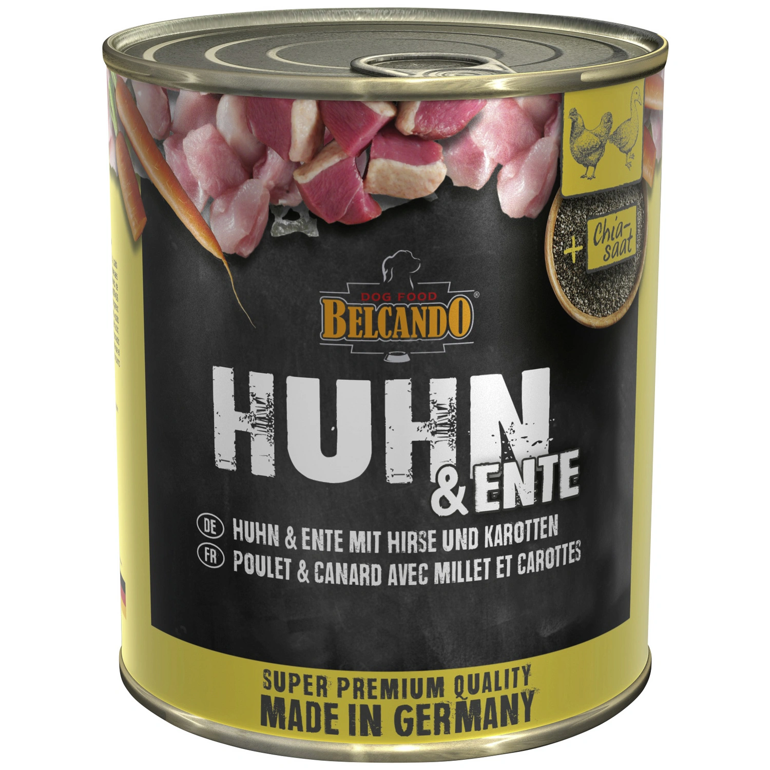 Hunde-Nassfutter, 800 g, Huhn/Ente