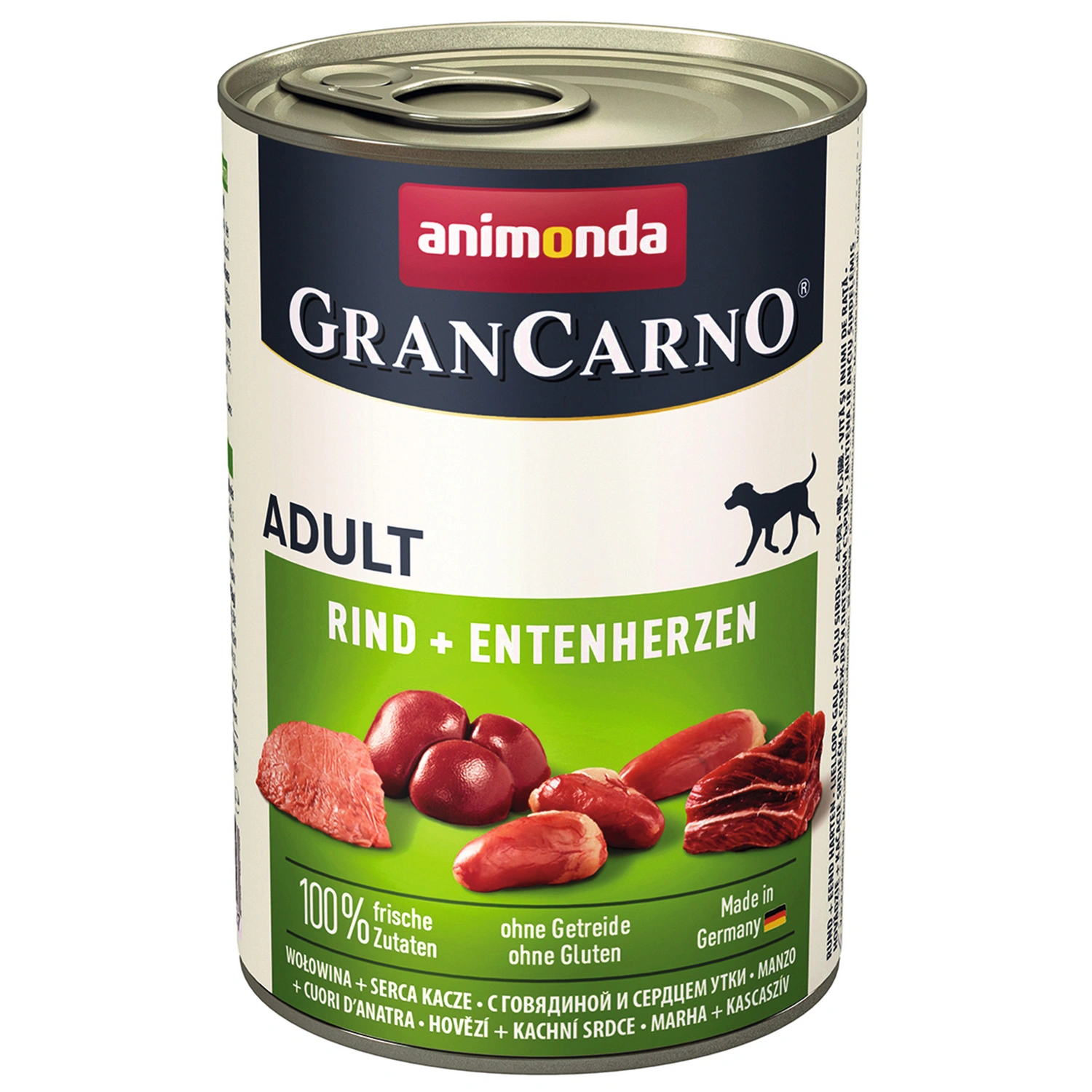 Hunde-Nassfutter »Adult«, Rind/Ente, 400 g