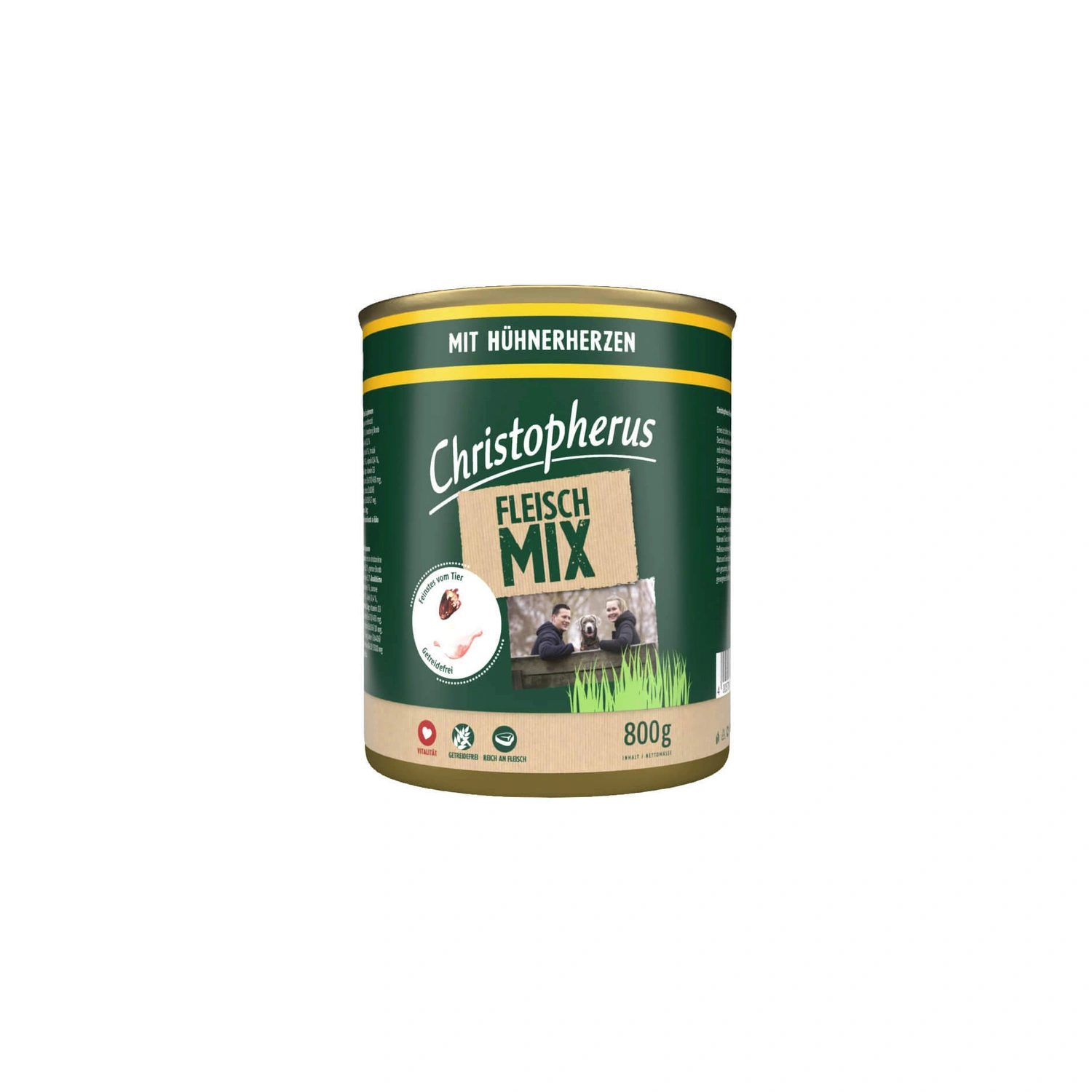 Hunde-Nassfutter »Christopherus Hund Fleischmix«, 6 Stück, je 800 g