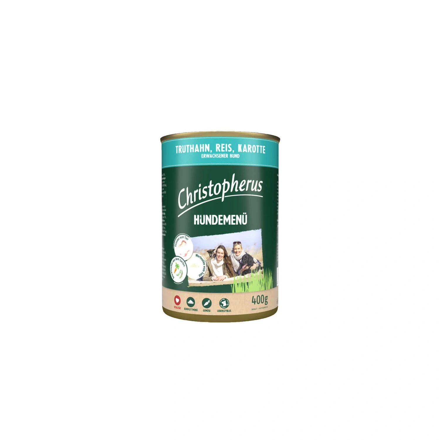 Hunde-Nassfutter »Christopherus Hund Hundemenü«, 6 Stück, je 400 g