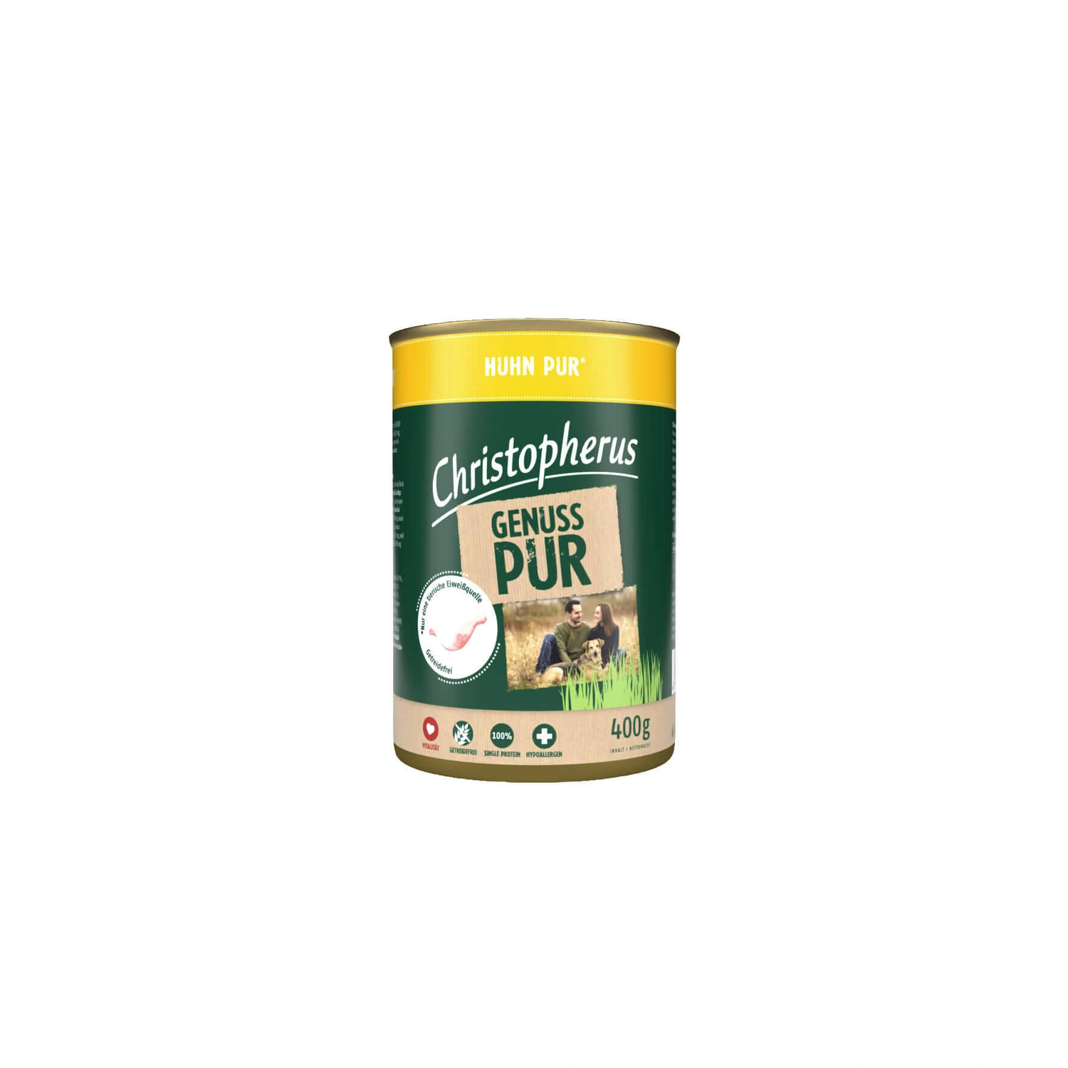 Hunde-Nassfutter »Christopherus Hund Pur«, 6 Stück, je 400 g
