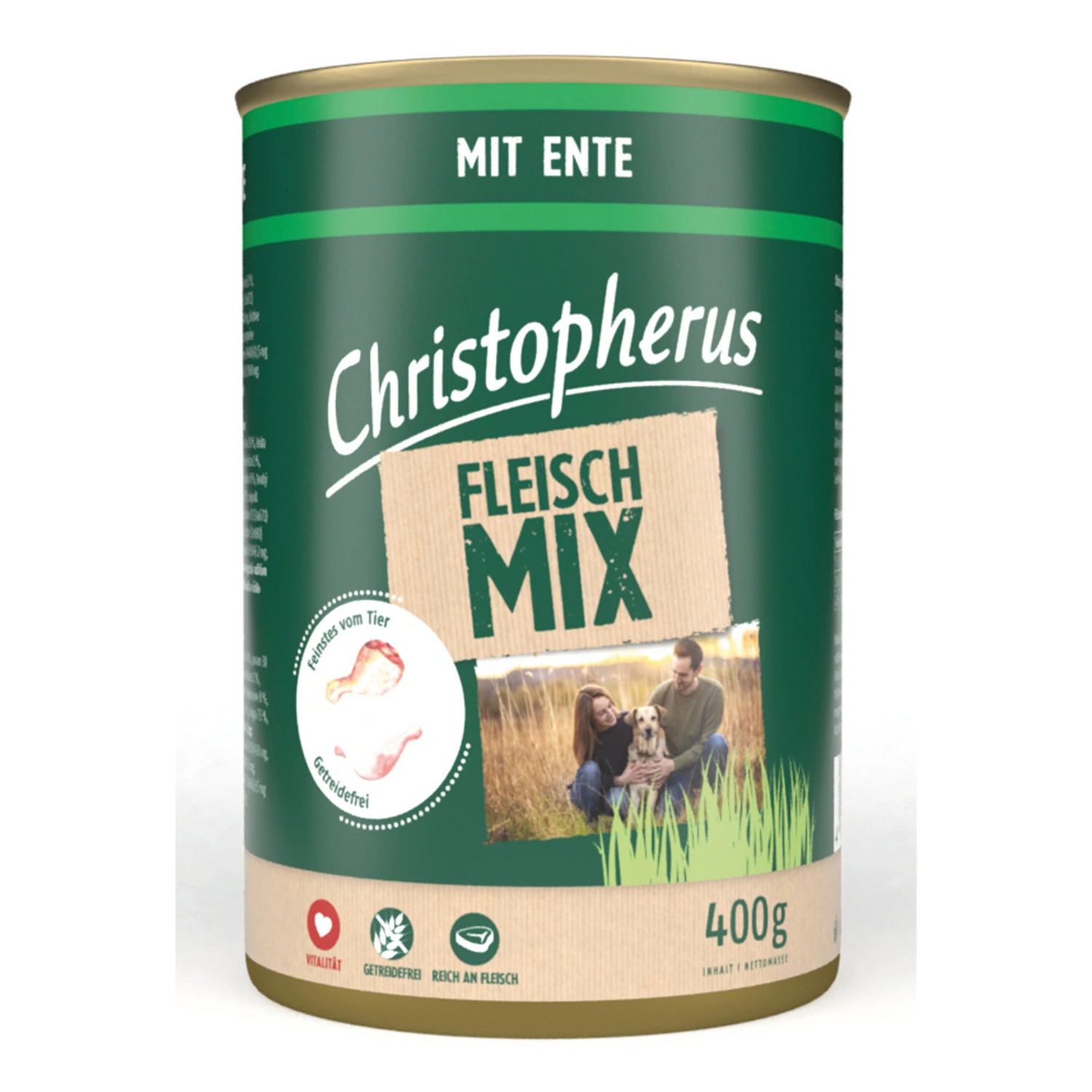 Hunde-Nassfutter »Fleischmix«, Ente, 400 g