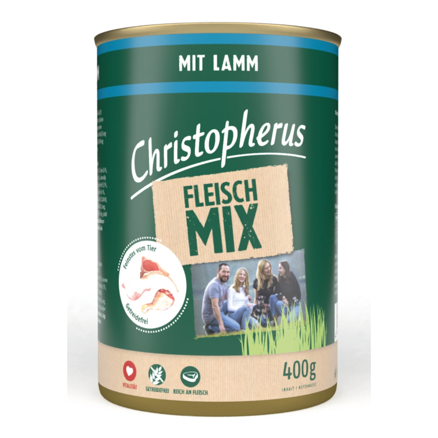 Hunde-Nassfutter »Fleischmix«, Lamm, 400 g