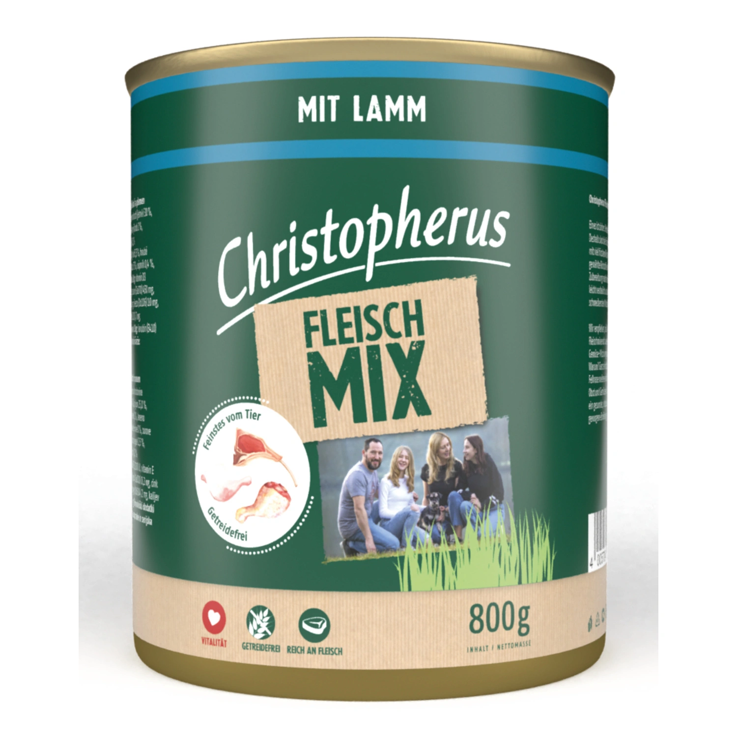 Hunde-Nassfutter »Fleischmix«, Lamm, 800 g