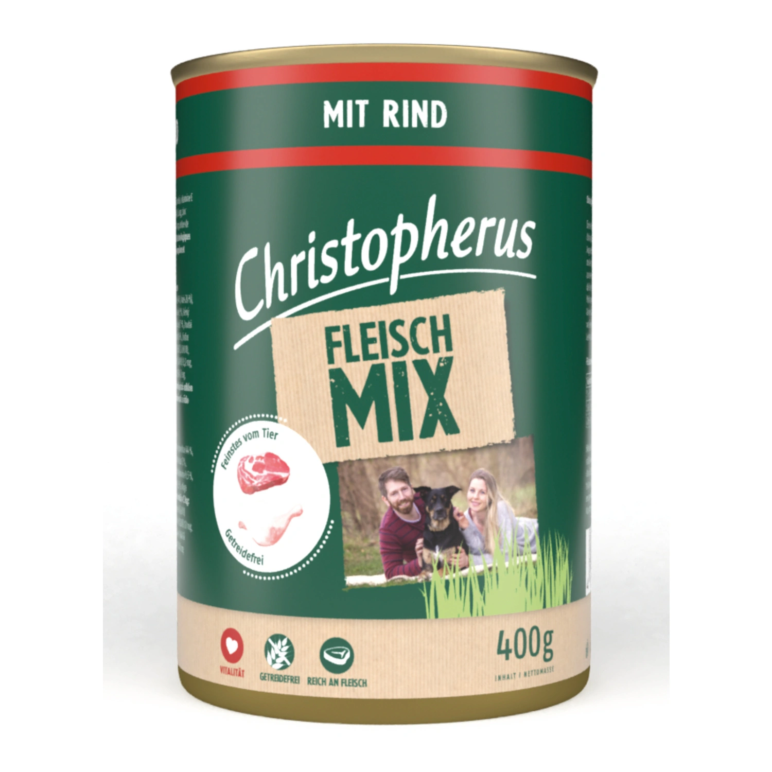 Hunde-Nassfutter »Fleischmix«, Rind, 400 g