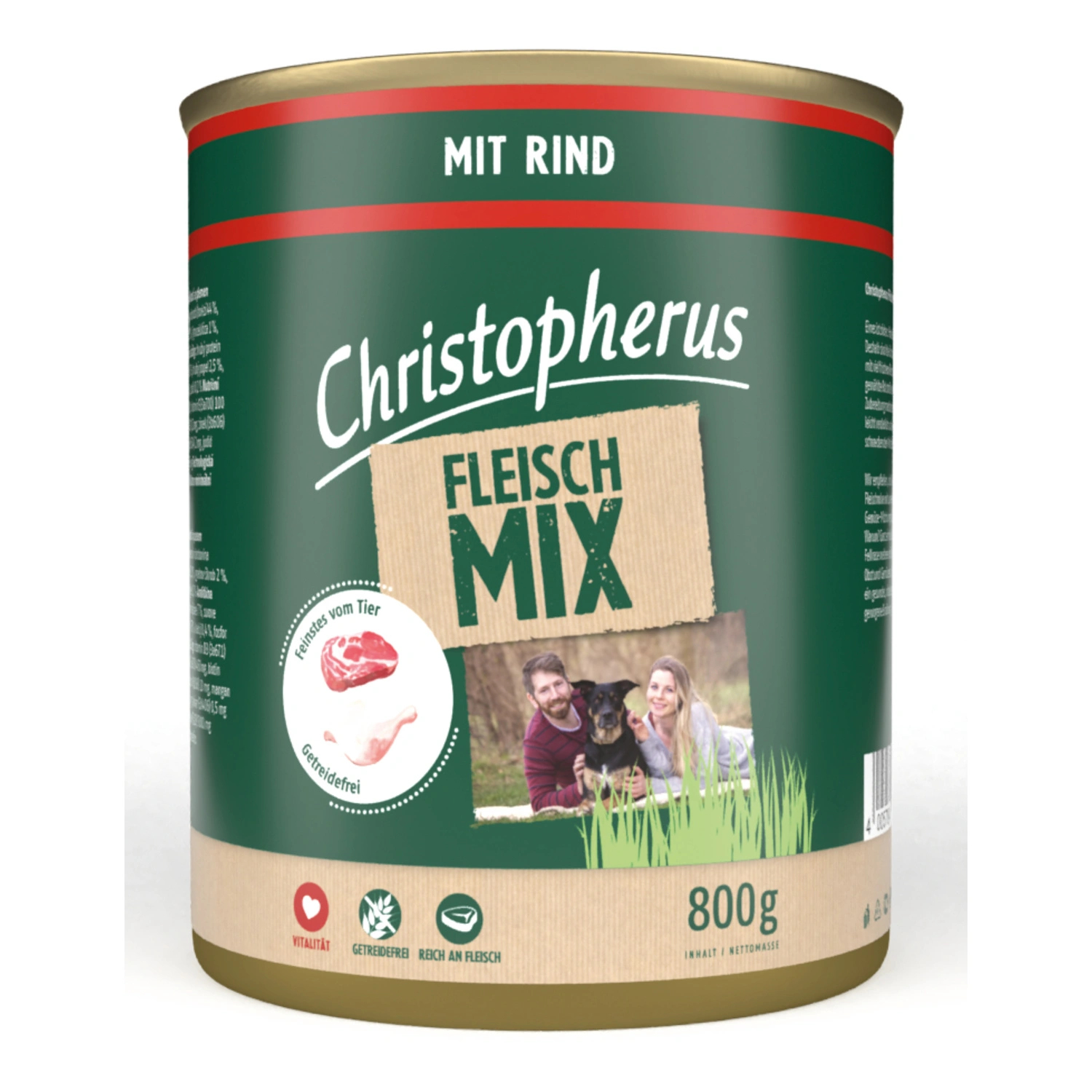 Hunde-Nassfutter »Fleischmix«, Rind, 800 g
