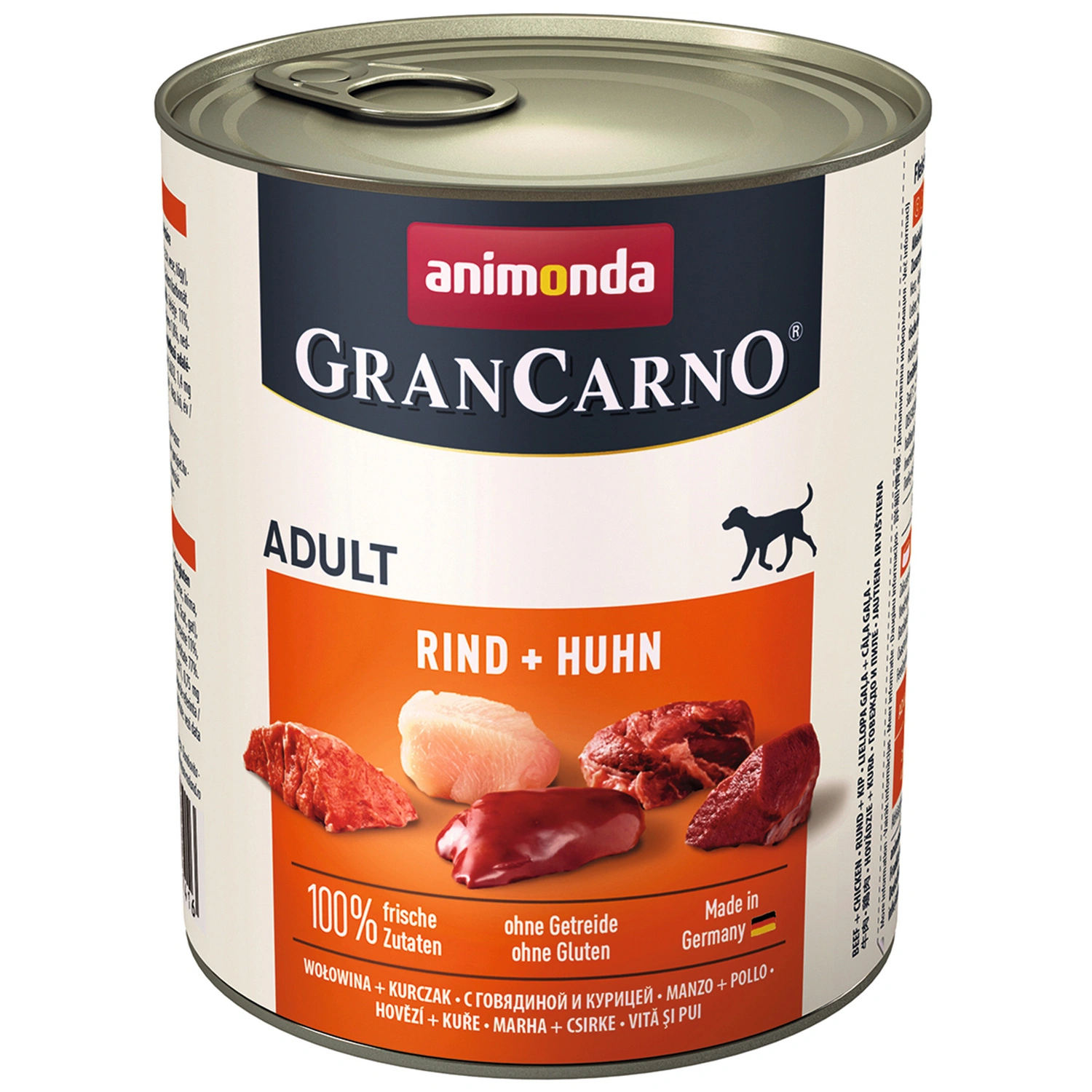 Hunde-Nassfutter »GranCarno «, Rind/Huhn, 800 g