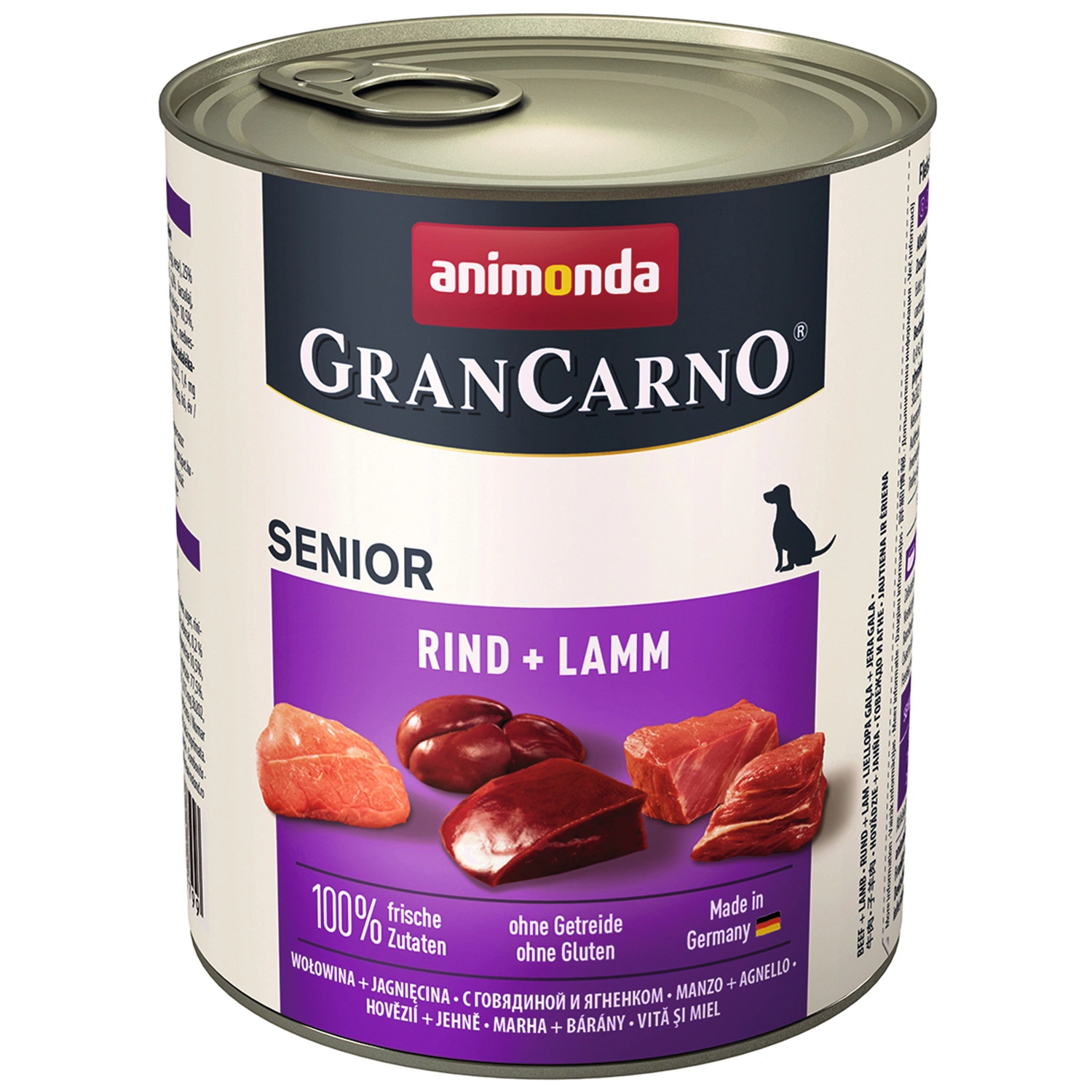 Hunde-Nassfutter »GranCarno«, Rind/Lamm, 800 g