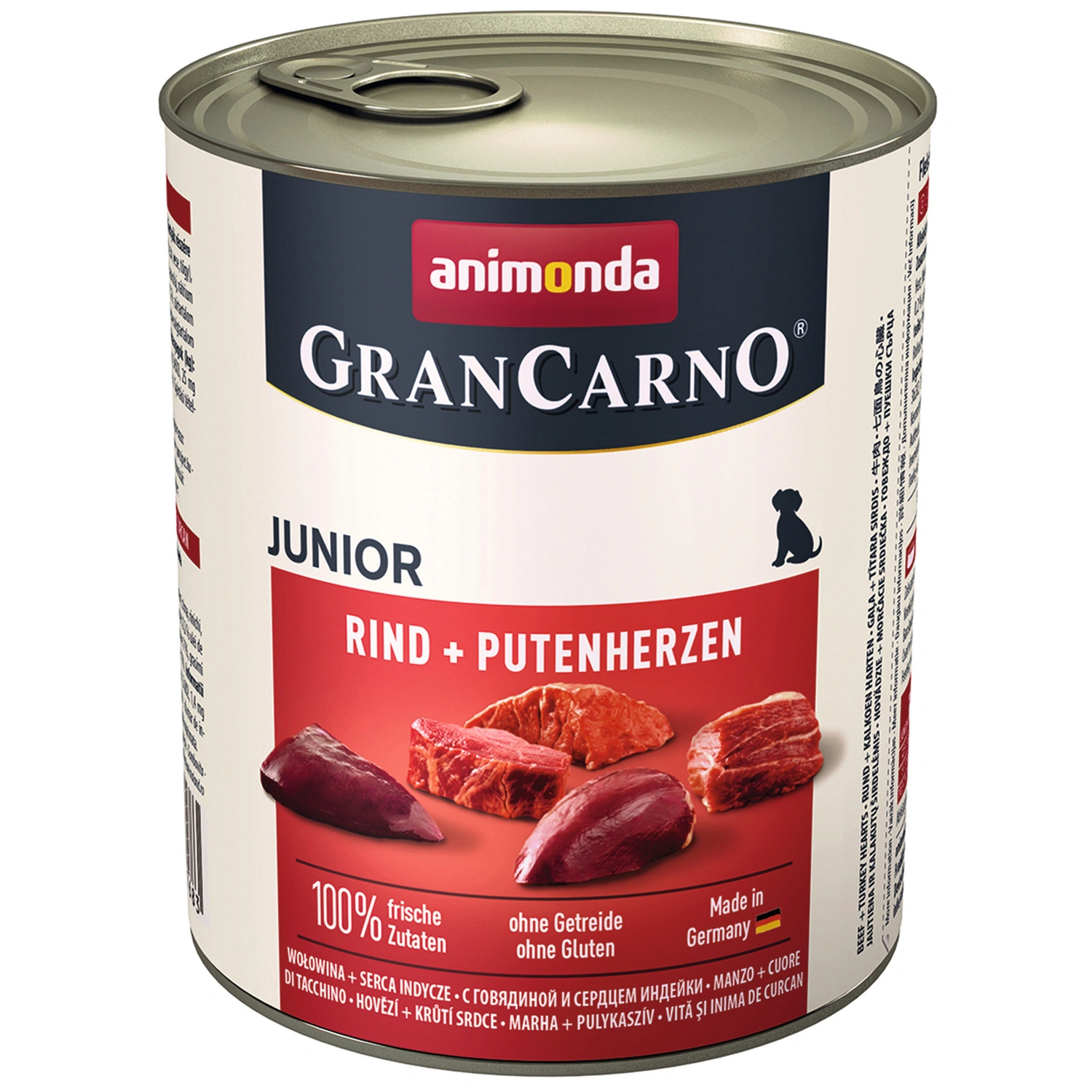 Hunde-Nassfutter »GranCarno«, Rind/Pute, 800 g