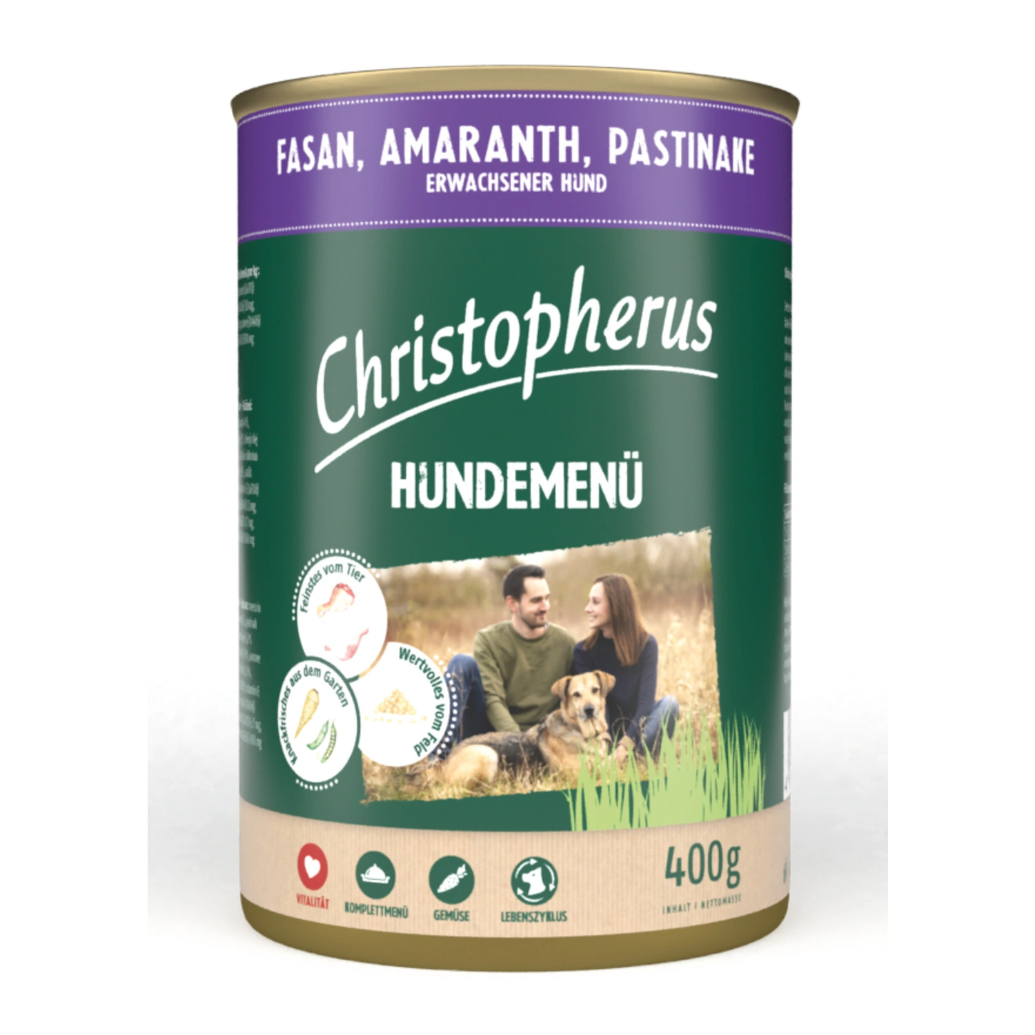 Hunde-Nassfutter »Hundemenü«, Fasan, 400 g