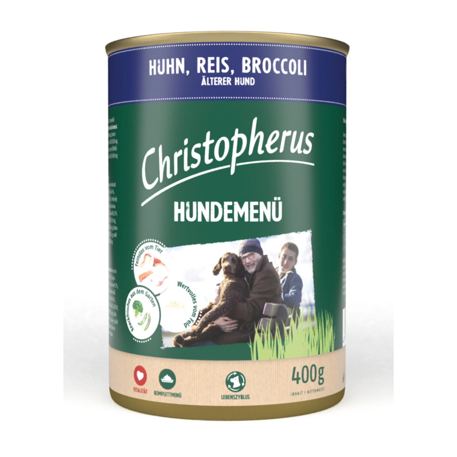 Hunde-Nassfutter »Hundemenü«, Huhn, 400 g