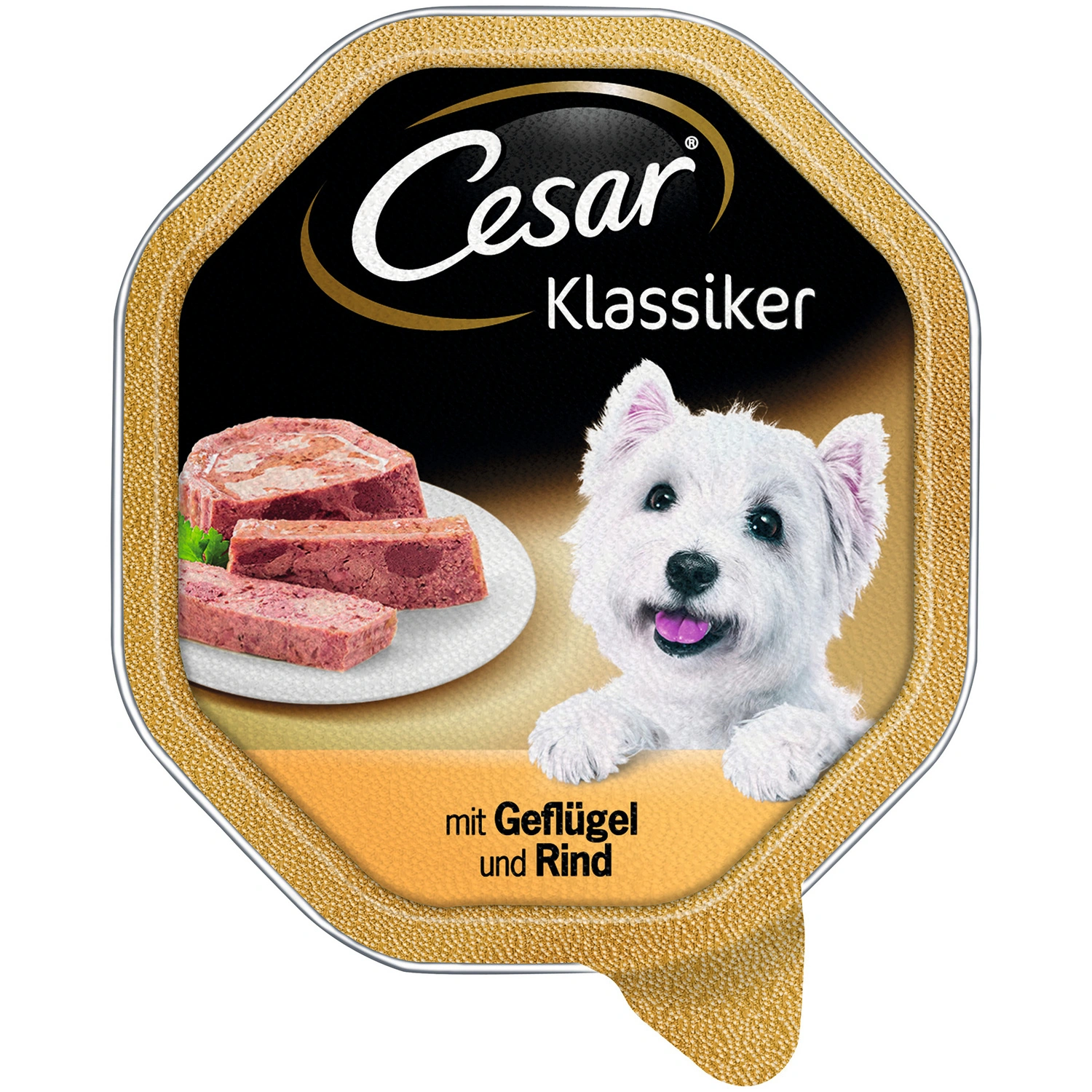 Hunde-Nassfutter »Klassiker«, Geflügel & Rind, 150 g