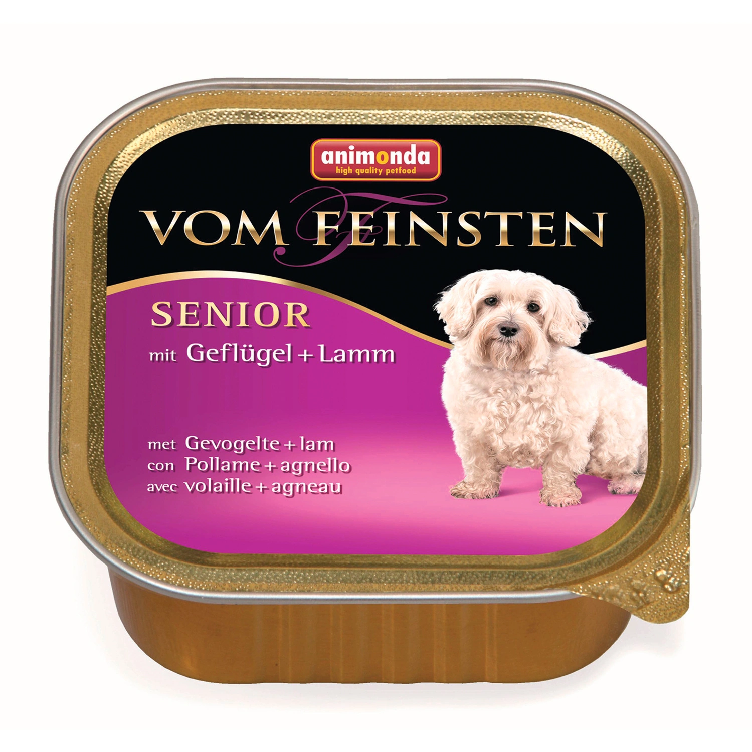 Hunde-Nassfutter »Senior«, Geflügel/Lamm, 150 g