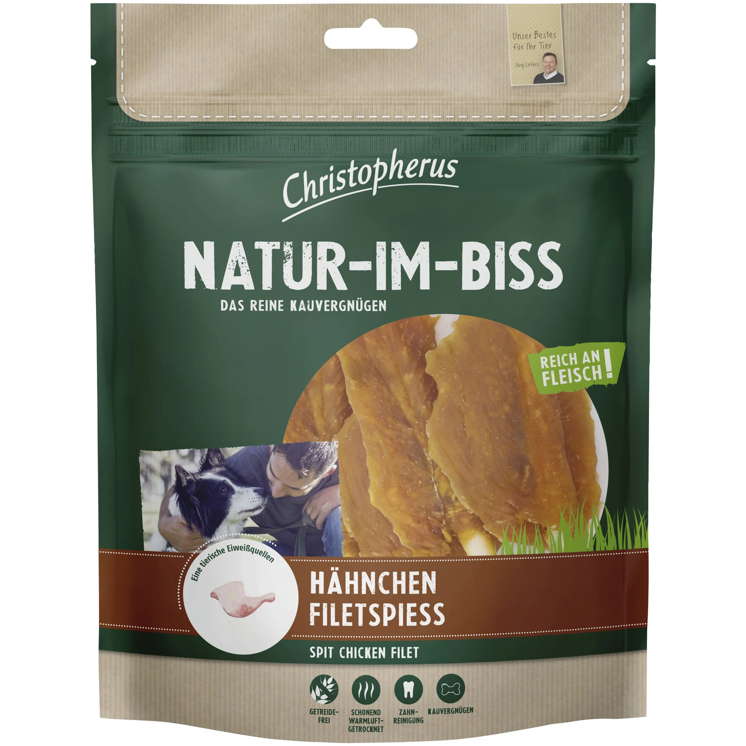 Hundesnack »Natur-im-Biss«, 300 g, Hähnchen