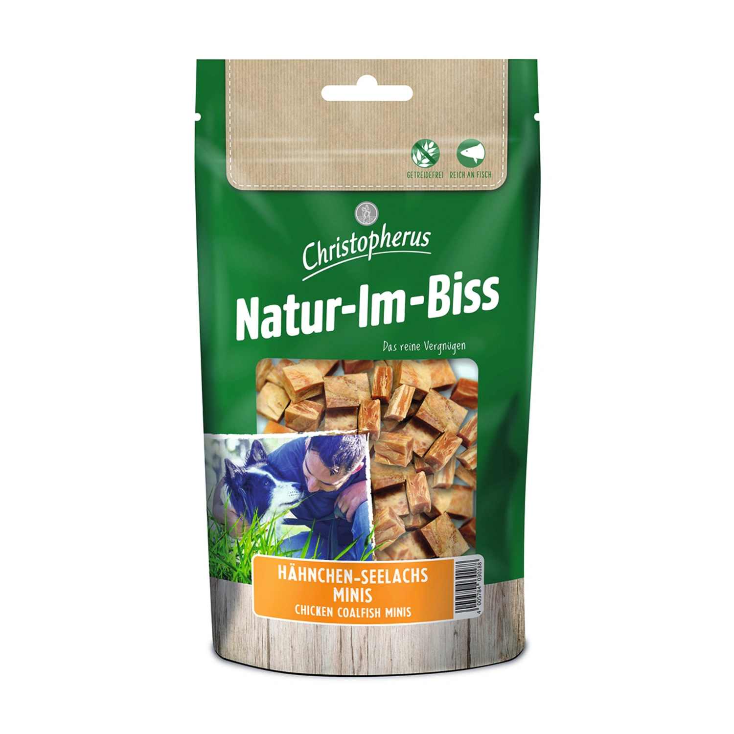 Hundesnack »Natur-Im-Biss«, Hähnchen/Seelachs, 70 g