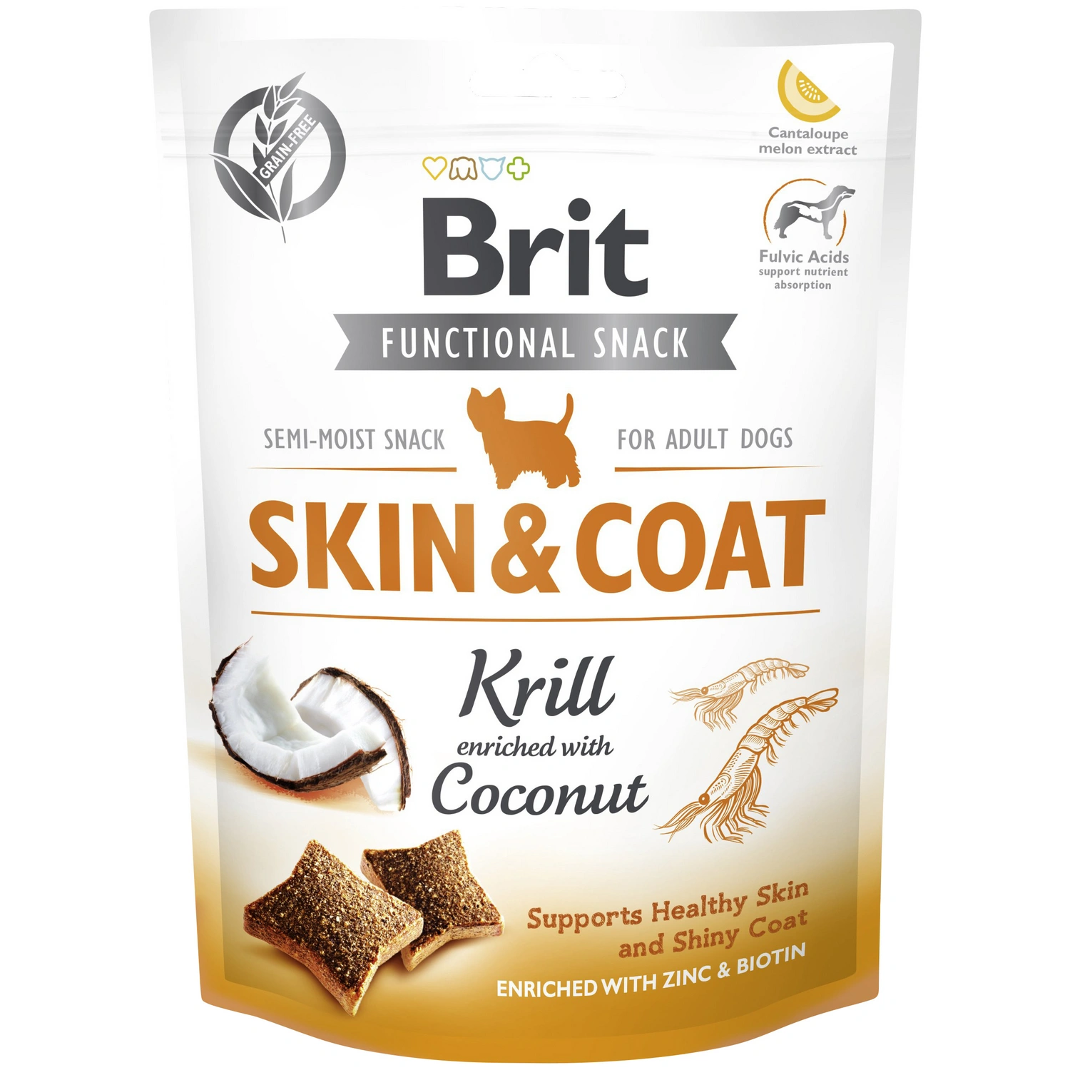 Hundesnack »Skin+Coat«, 150 g, Krill/Kokos