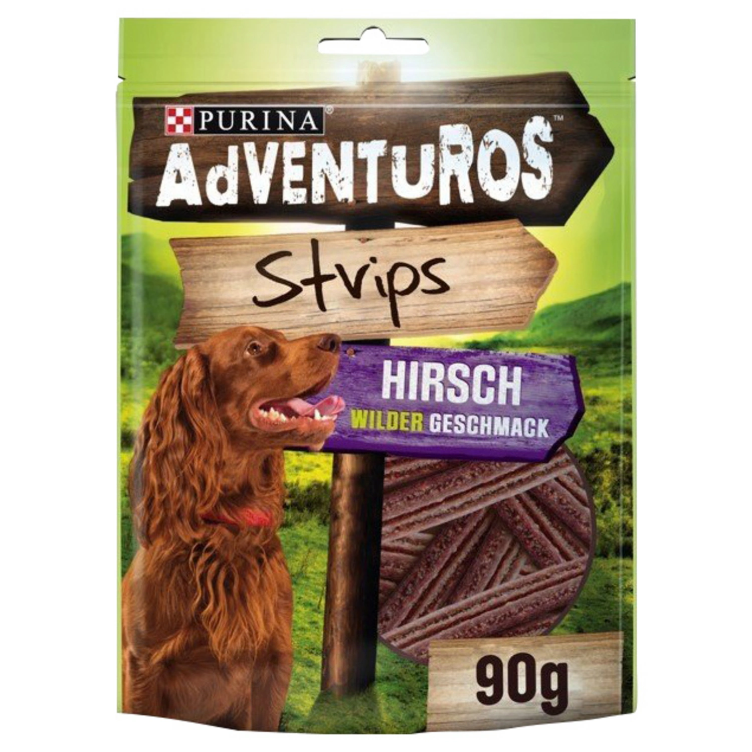 Hundesnack »Strips«, 90 g, Wild