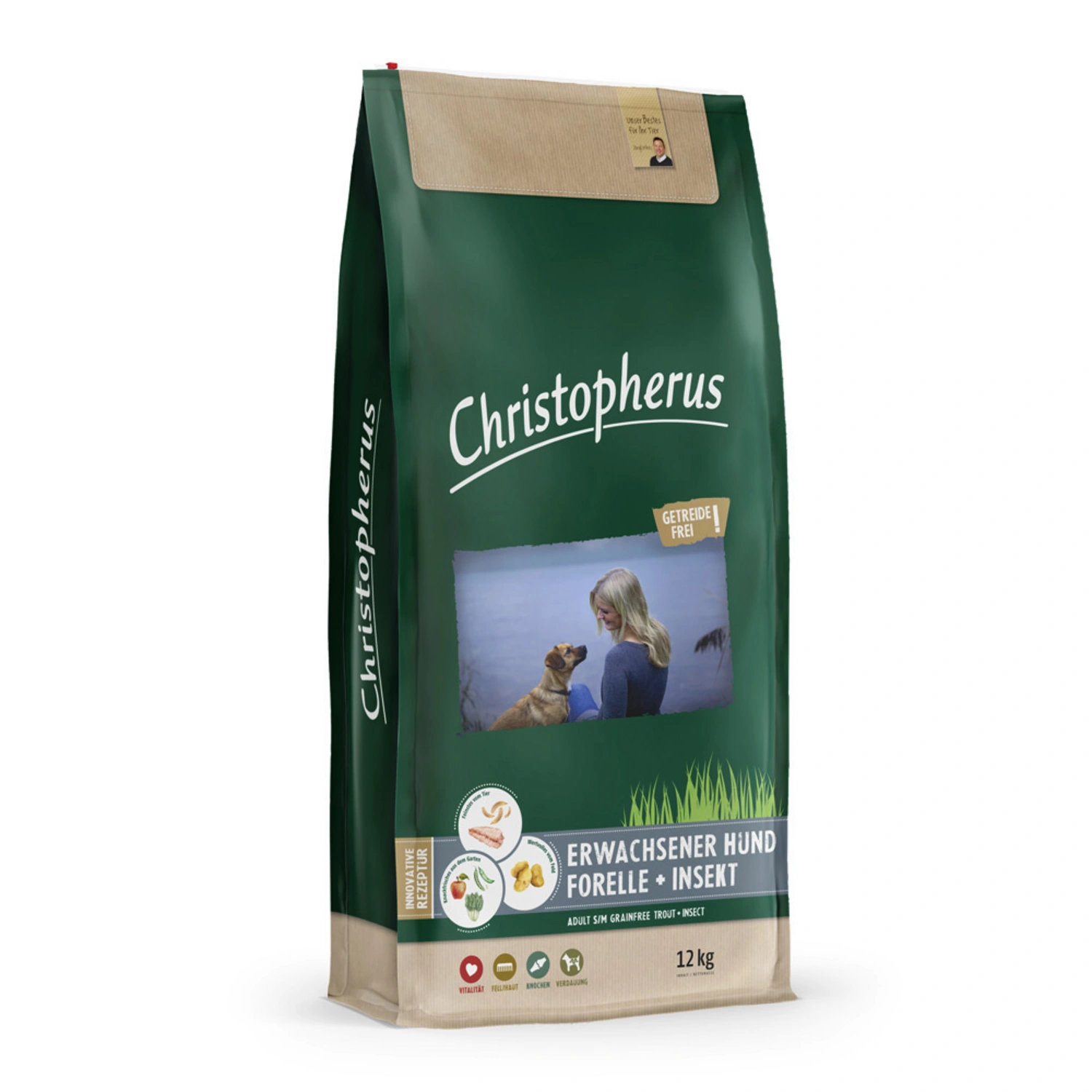Hundetrockenfutter, 1,2 kg