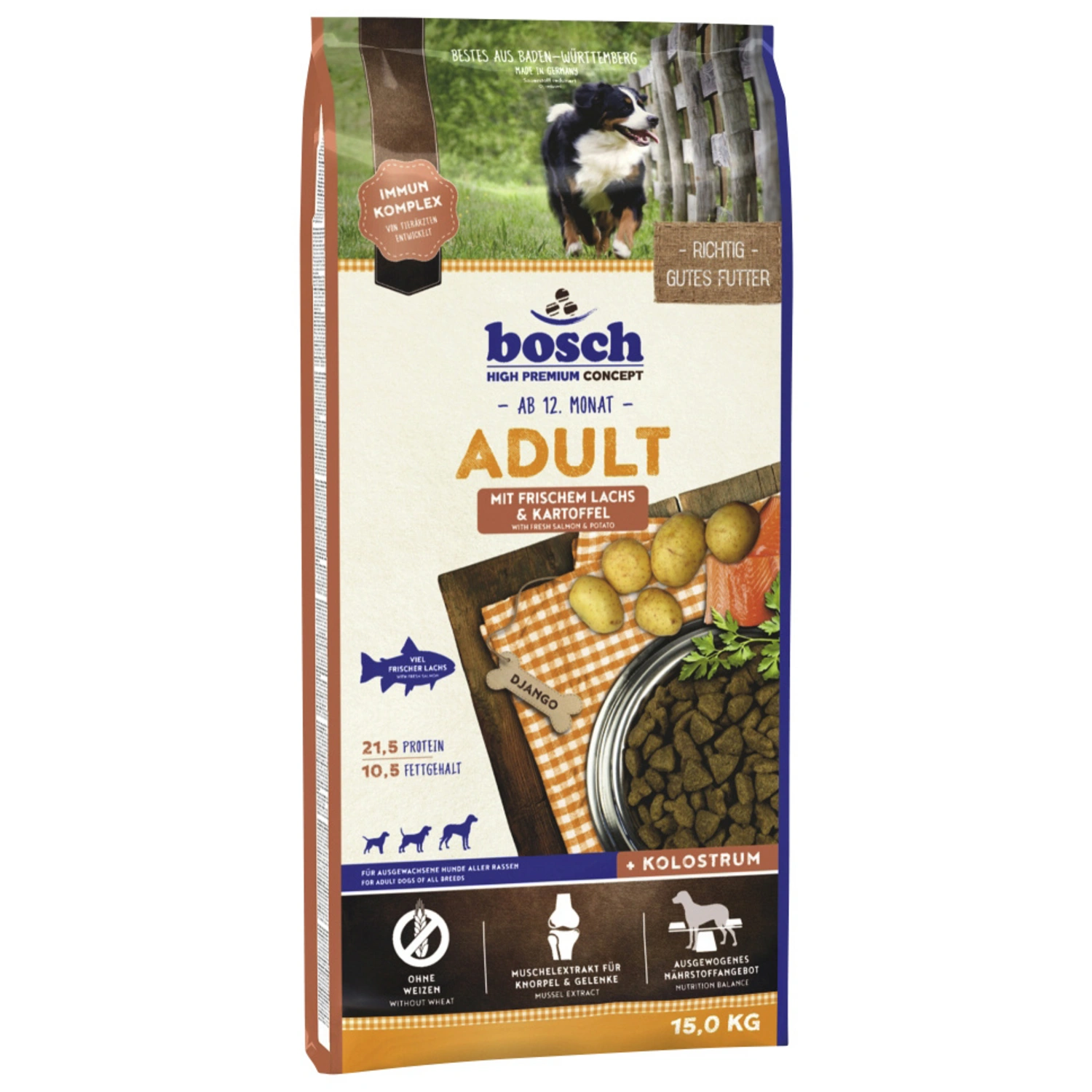 Hundetrockenfutter »Adult«, 1 Beutel à 15000 g