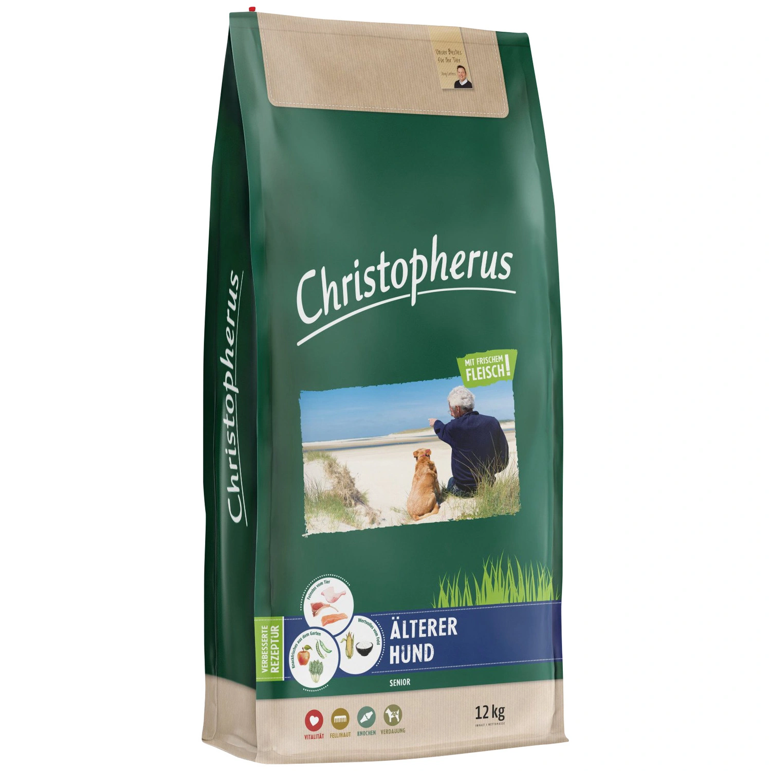 Hundetrockenfutter »Älterer Hund«, 1 Beutel à 12000 g