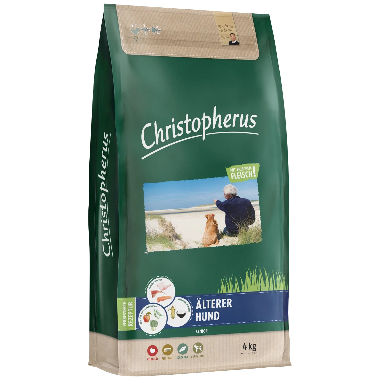 Hundetrockenfutter »Älterer Hund«, 1 Beutel à 4000 g