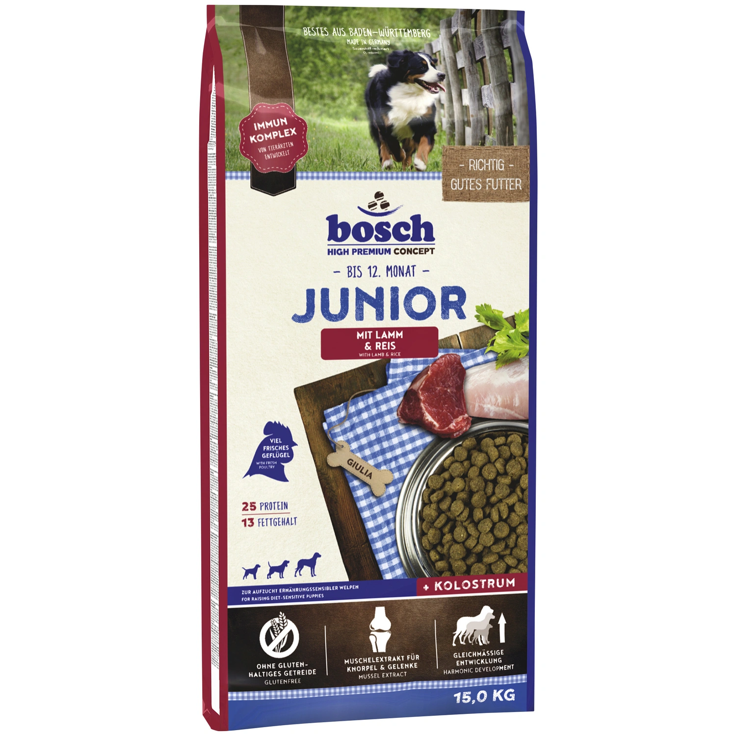 Hundetrockenfutter »Junior«, 1 Beutel à 15000 g