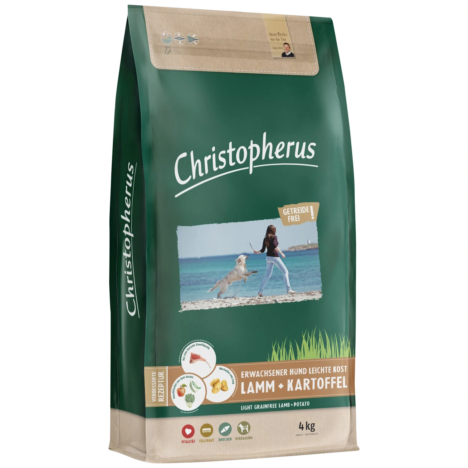 Hundetrockenfutter »Leichte Kost«, 1 Beutel à 4000 g