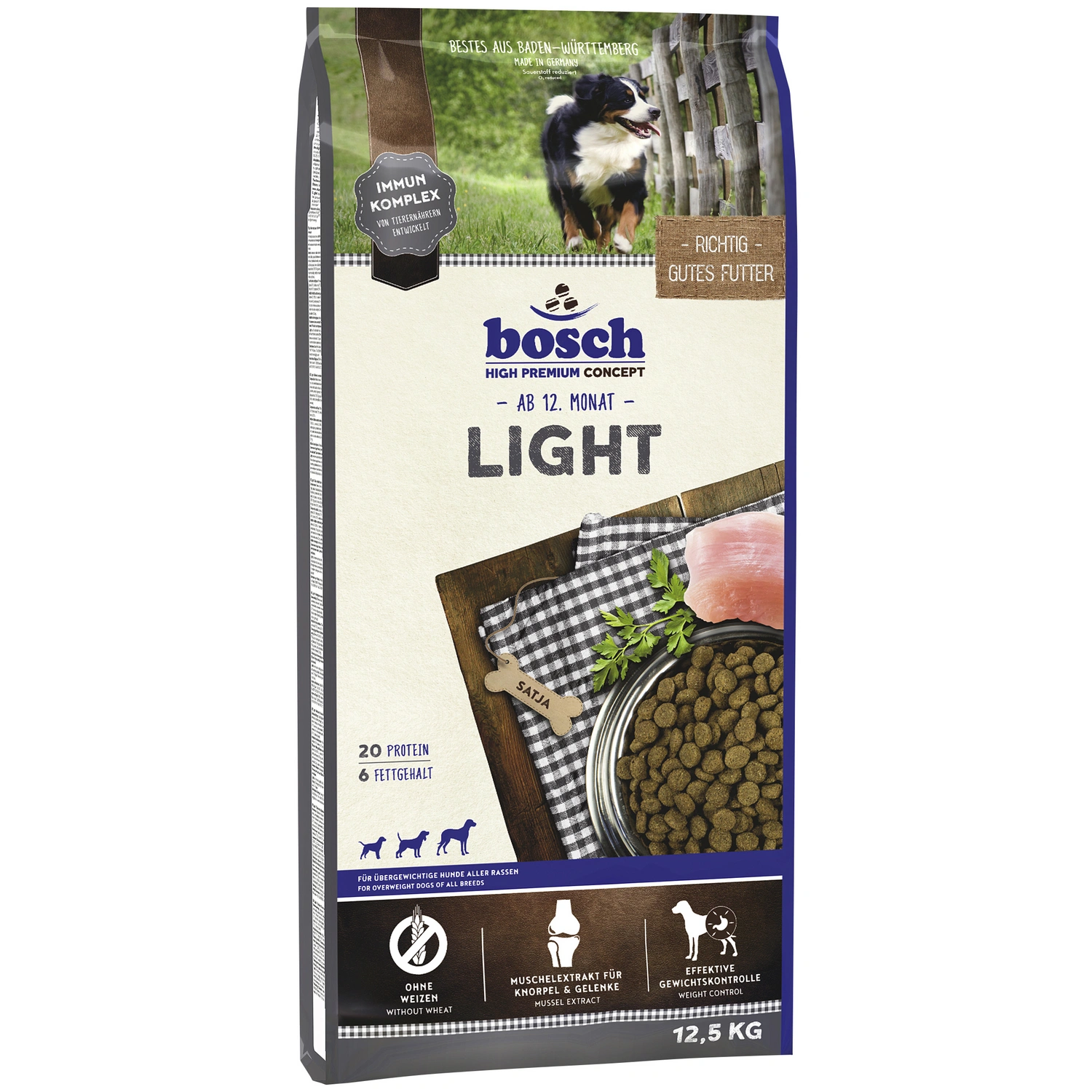 Hundetrockenfutter »Light«, 1 Beutel à 12500 g