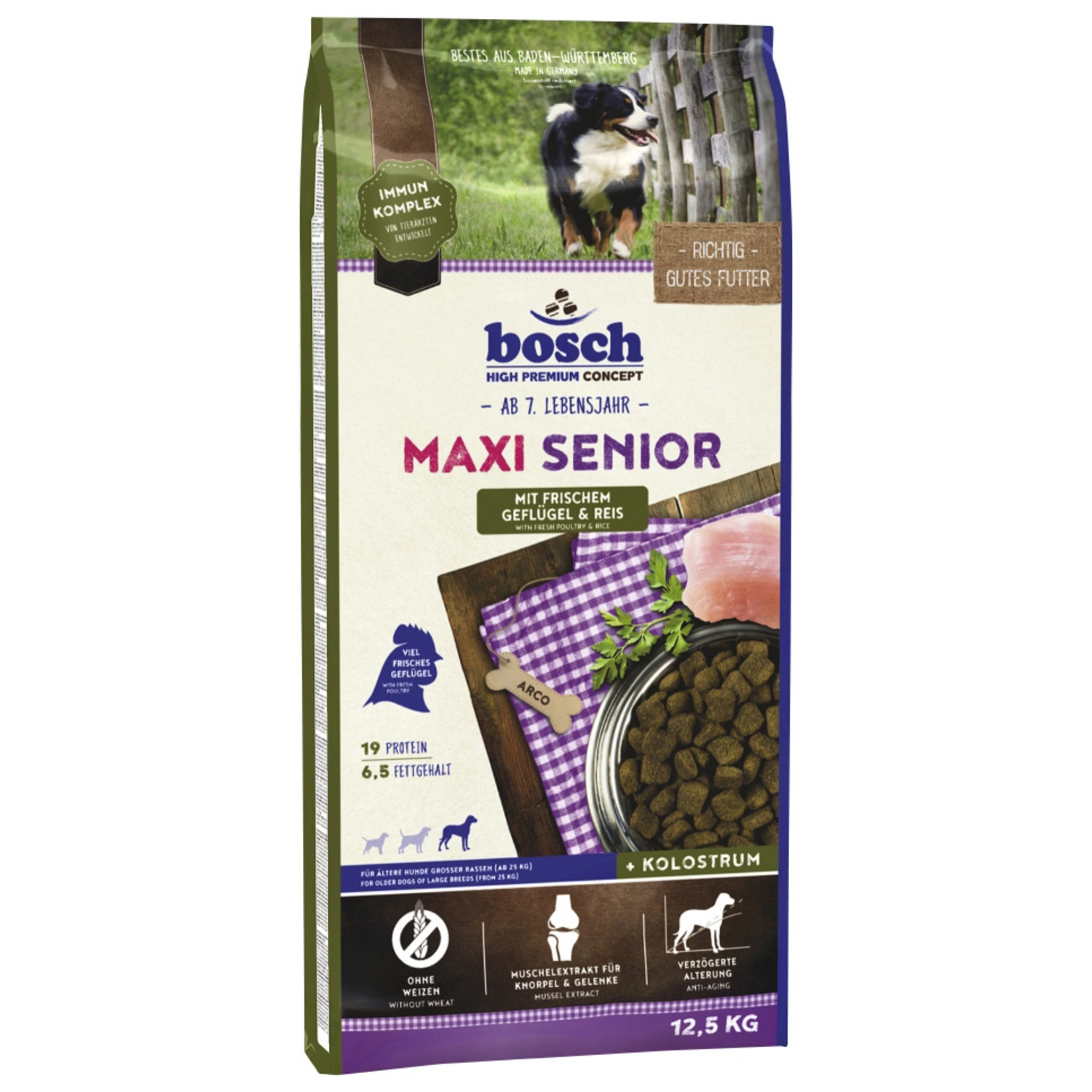 Hundetrockenfutter »Maxi«, 1 Beutel à 12500 g