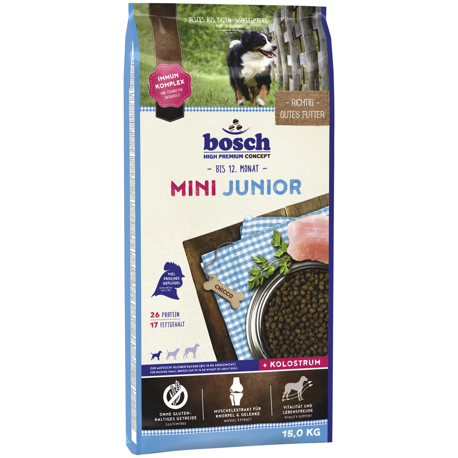 Hundetrockenfutter »Mini«, 1 Beutel à 15000 g