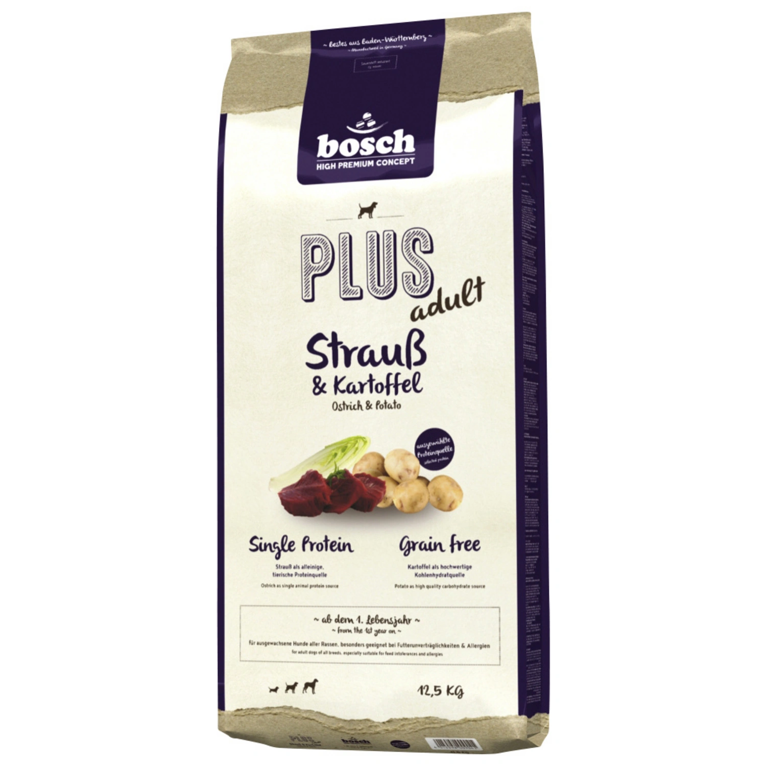 Hundetrockenfutter »Plus«, 1 Beutel à 12500 g