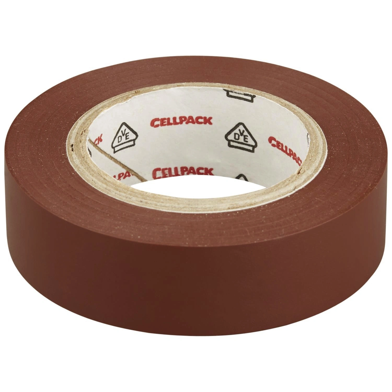 Isolierband, PVC, Braun, 1.000 x 1,5 x 0,02 cm