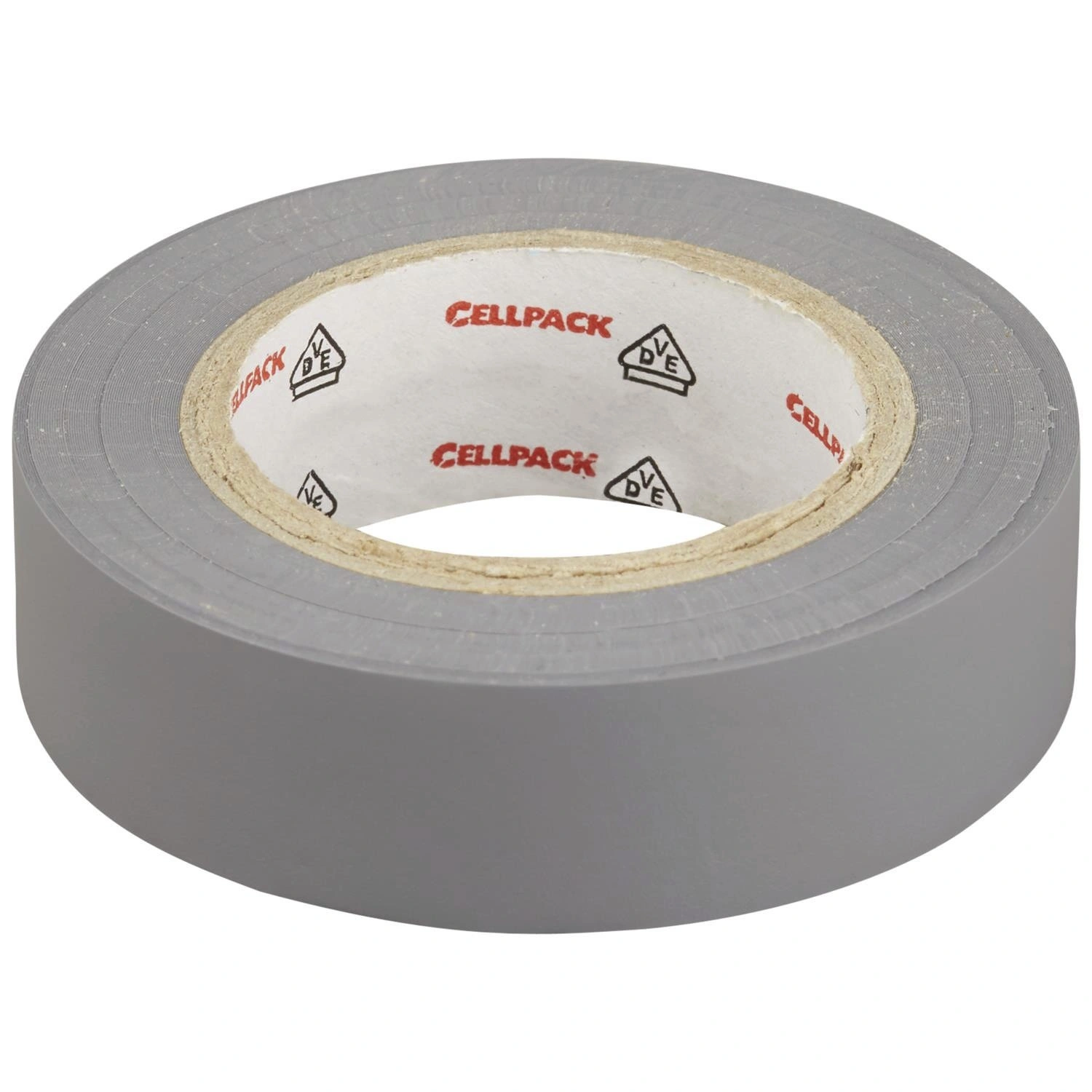 Isolierband, PVC, Grau, 1.000 x 1,5 x 0,02 cm