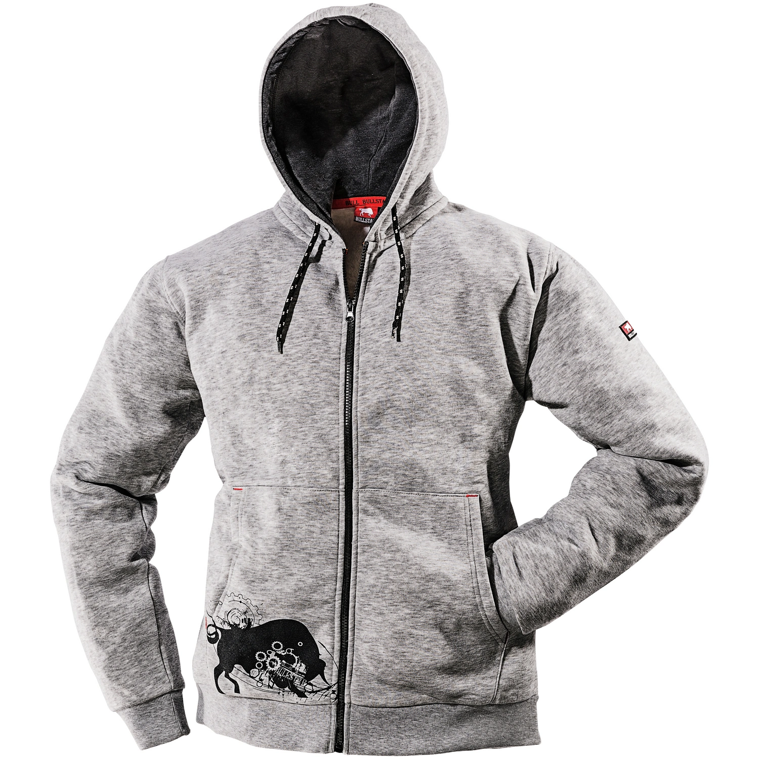 Jacke, grau, Baumwolle/Polyester, Gr. M