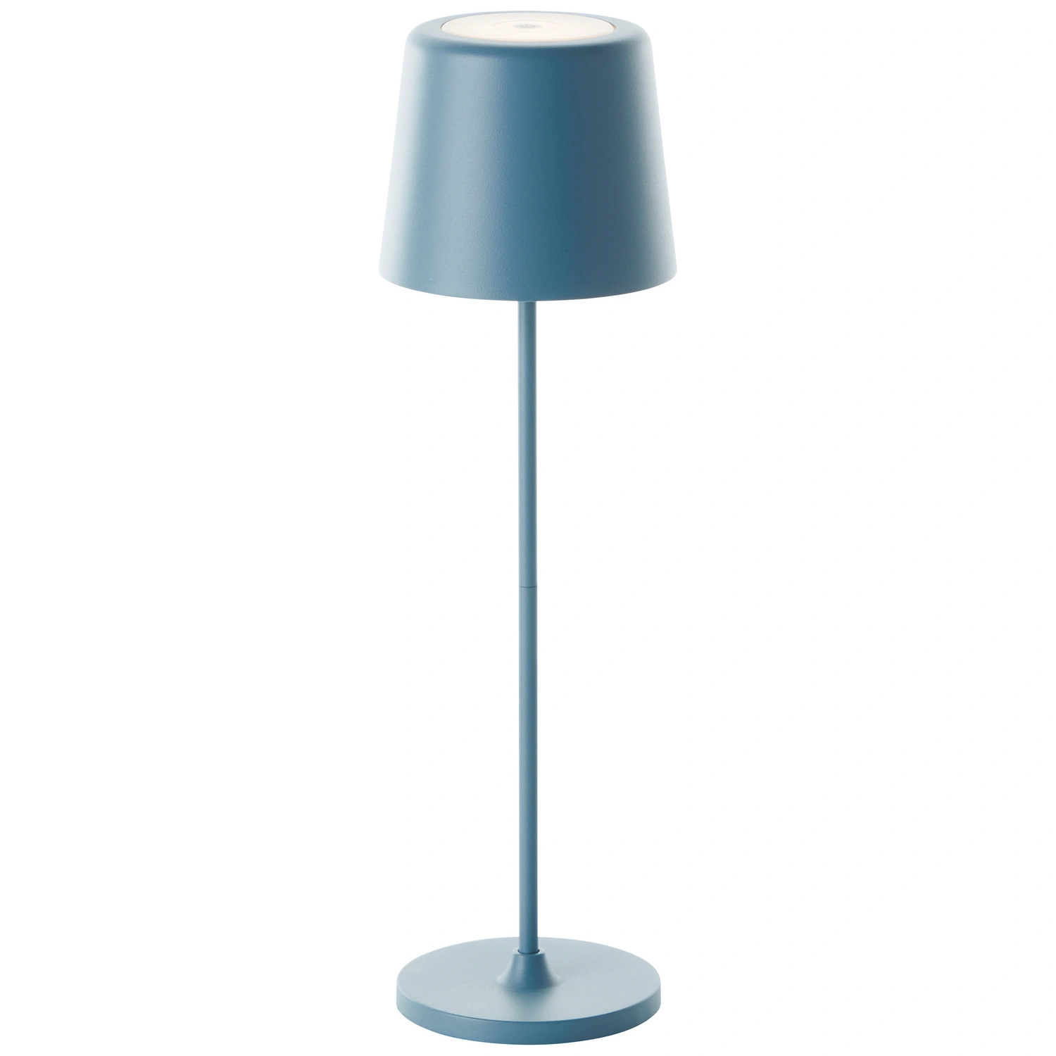 Akku-Tischleuchte »KAAMI«, ØxH: 10 x 37 cm, 310 lm, warmweiß, blau matt